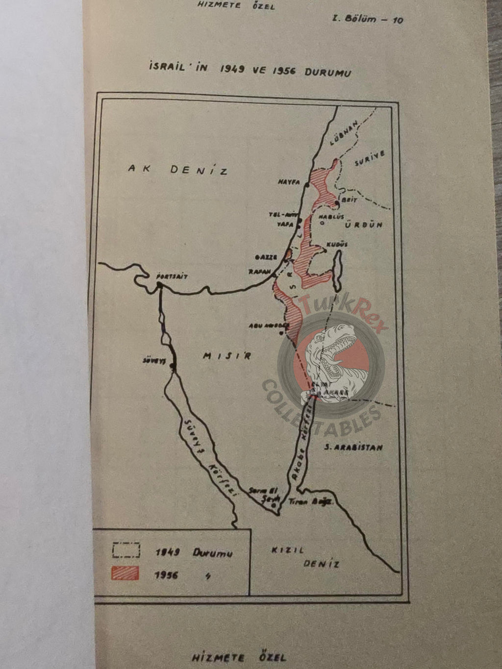 Arab Israeli Conflict Wars 1968 Turkish Book Turkey with Maps Military Israel Middle East