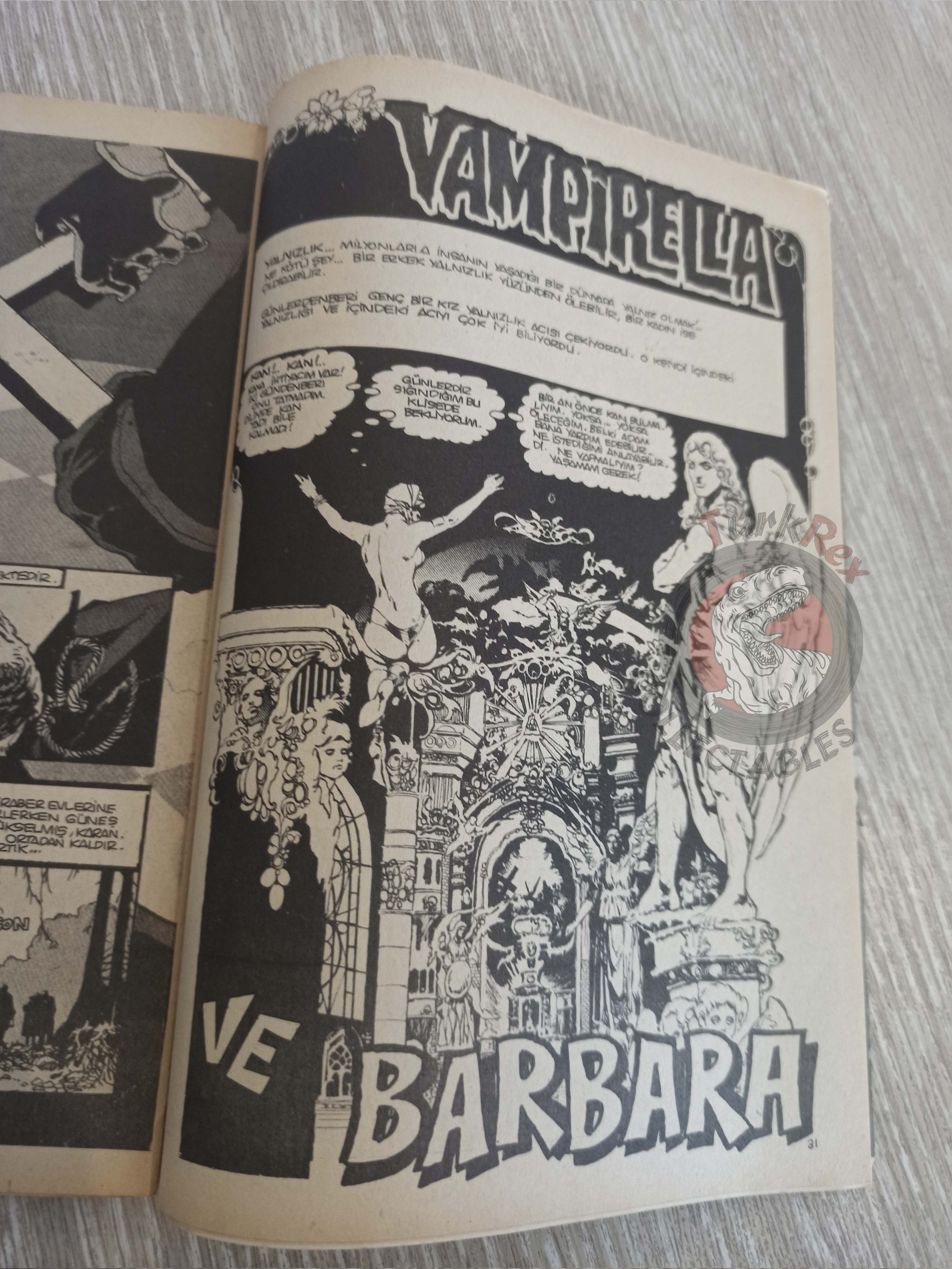 Vampirella #3 1976 Turkish Comic Turkey Warren Publishing cover #49 Dracula