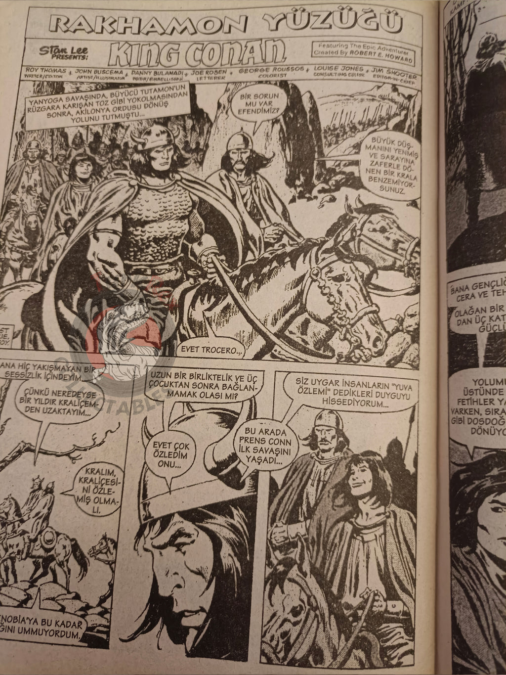 Kral Conan #18 King Conan #3 #4 #5 Turkish Comic Turkey SSOC #12