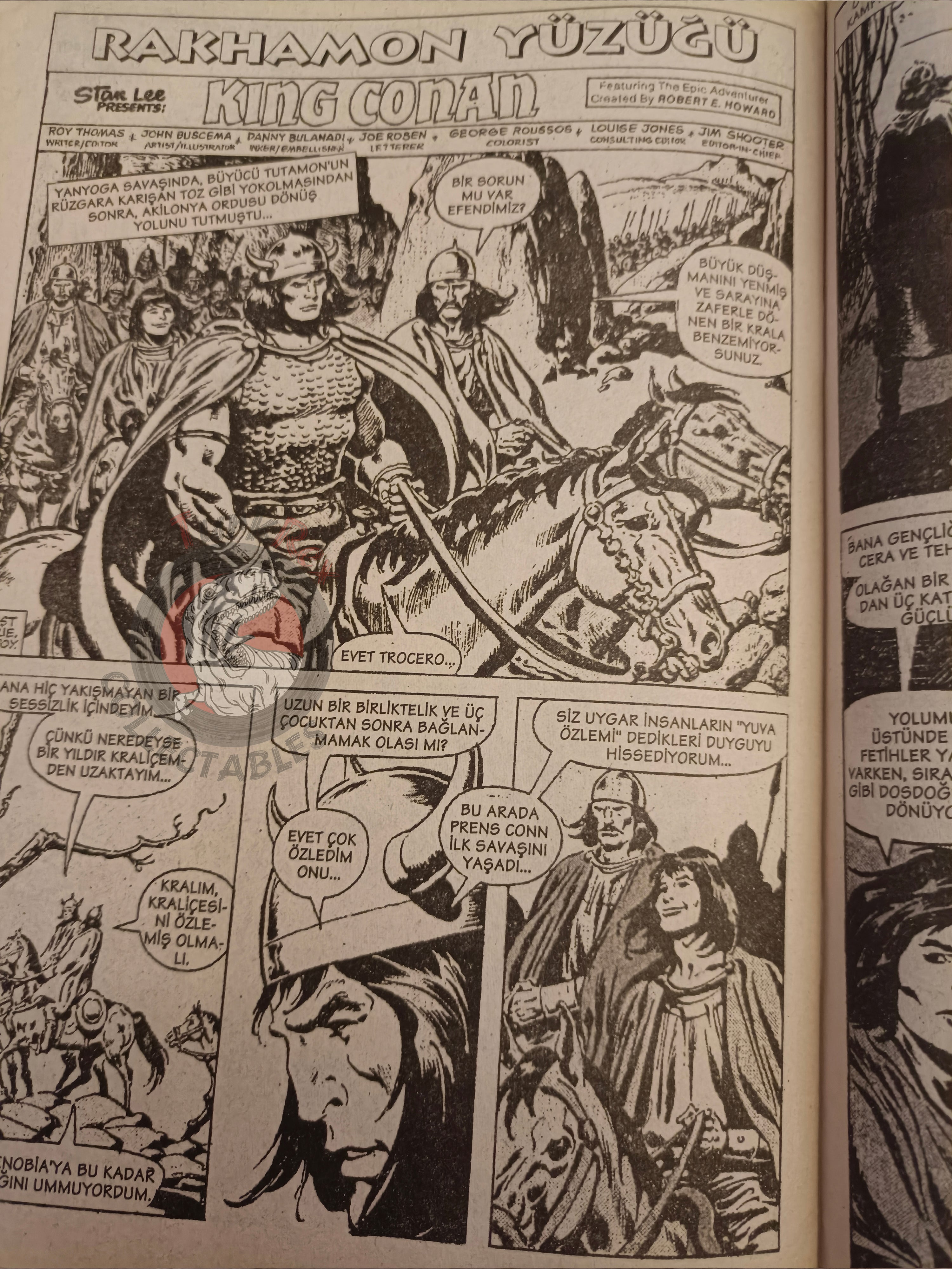 Kral Conan #18 King Conan #3 #4 #5 Turkish Comic Turkey SSOC #12