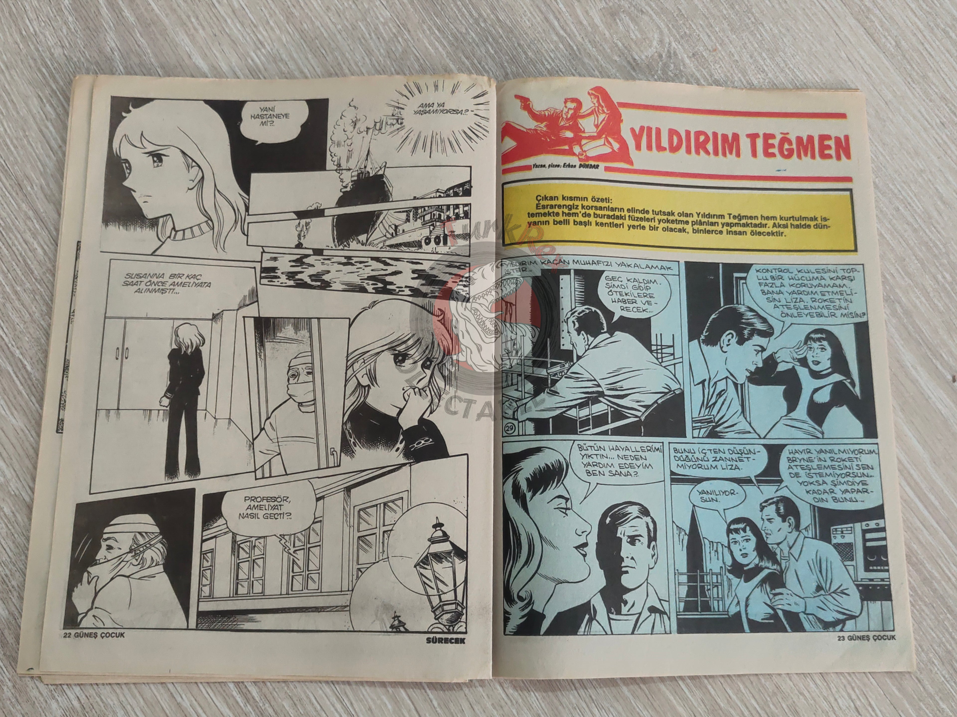 Güneş Çocuk #7 1989 Rawhide Kid, Candy Candy, Pink Panther Turkish Comic Turkey