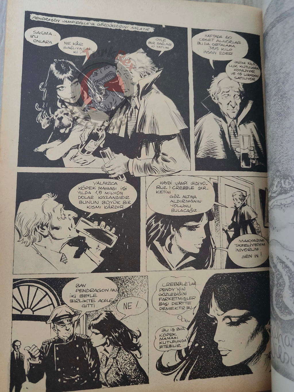 Korku December 1975 Turkish Comic Turkey Vampirella #42 Warren Creepy Eerie