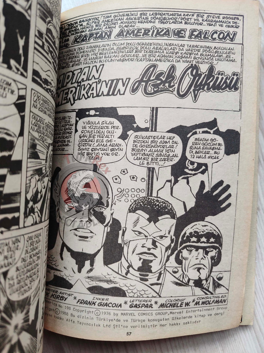 Captain America – Volume 6 1989 Turkish Comic Turkey