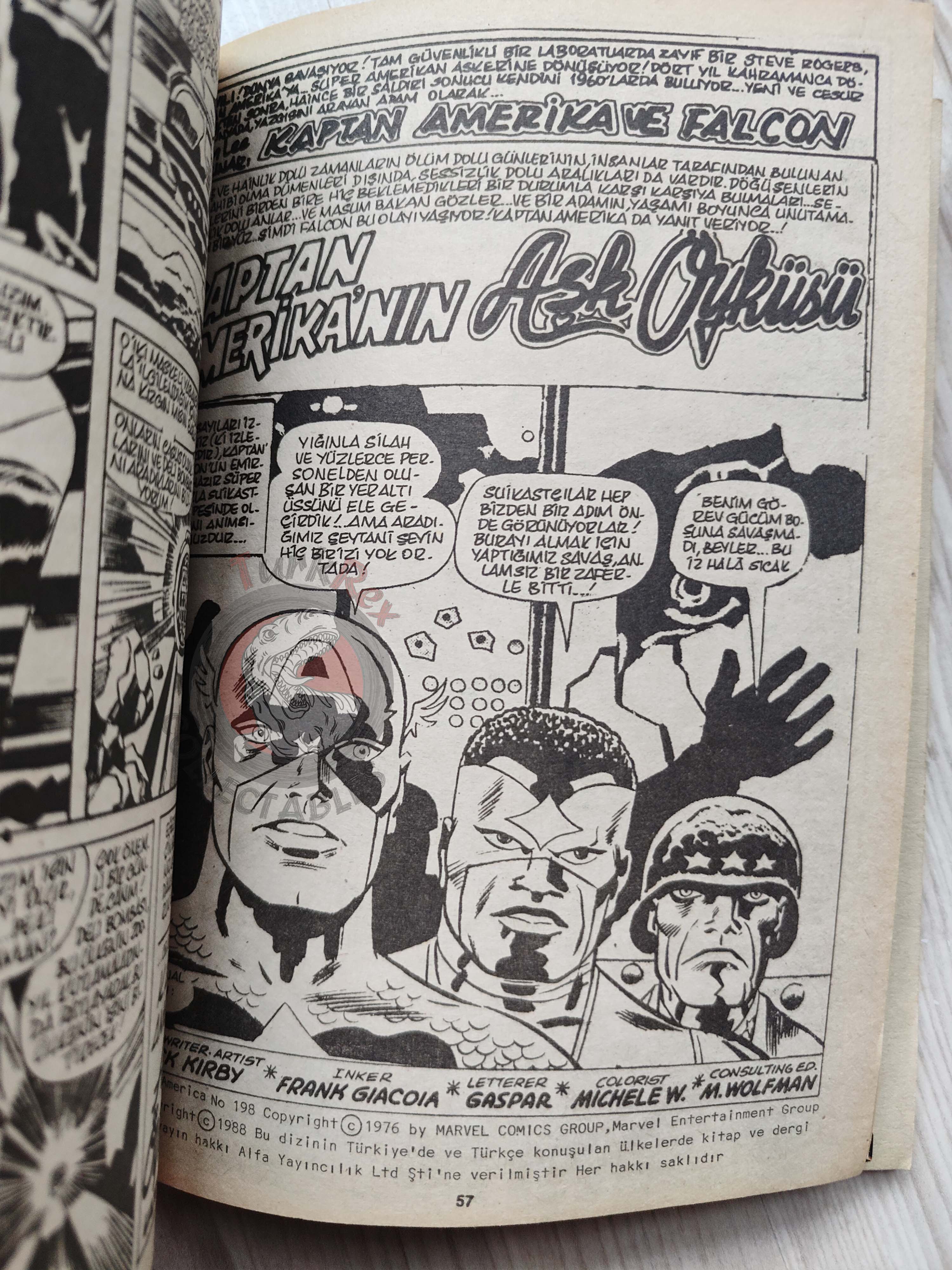 Captain America – Volume 6 1989 Turkish Comic Turkey