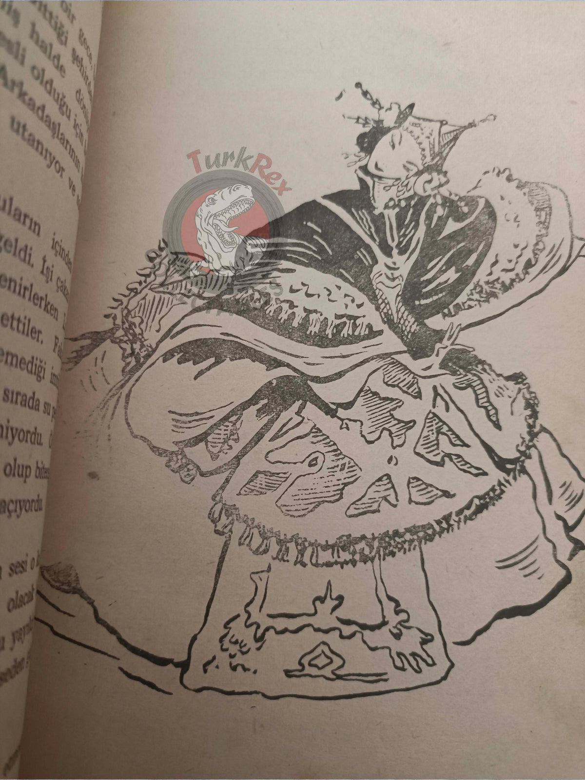 Chinese Fairy Tales 1964 Turkish Book Turkey Illustrated Huang and the Thunder Genie