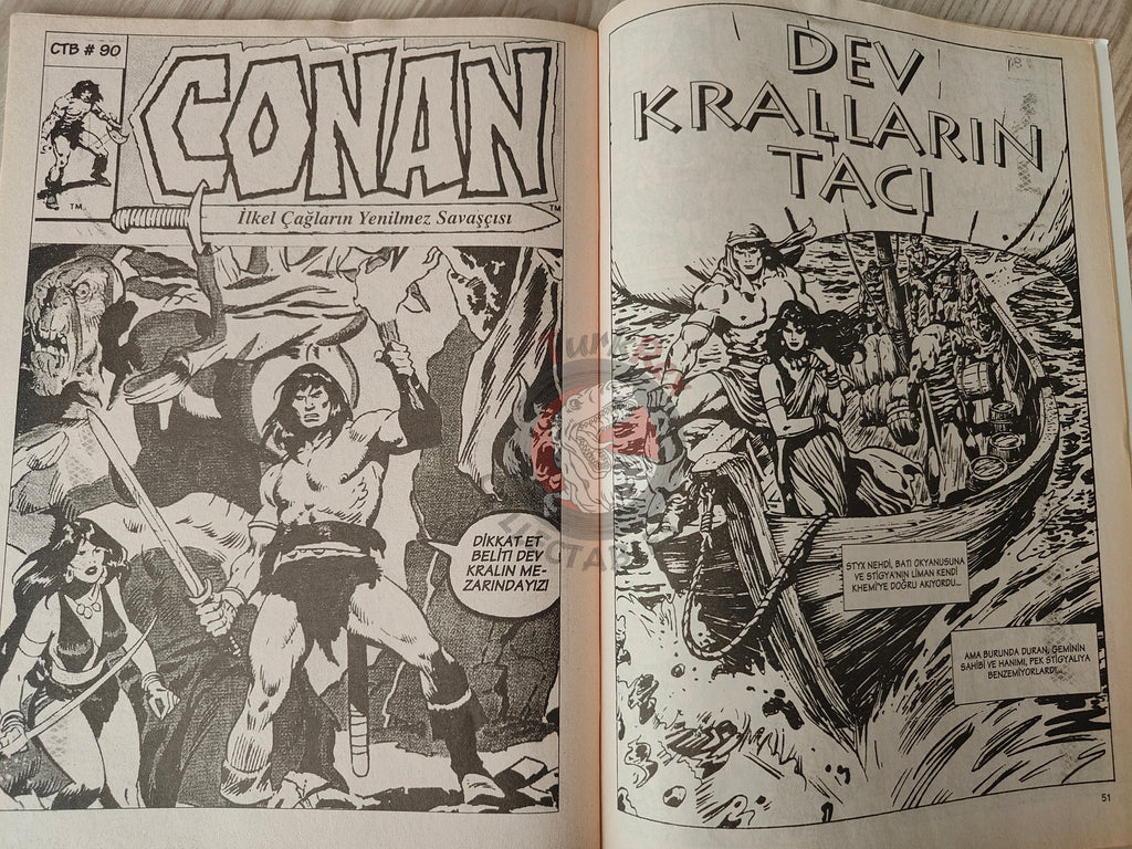Conan The Barbarian #9 2001 Turkish Comic Turkey #88 #89 #90 #91