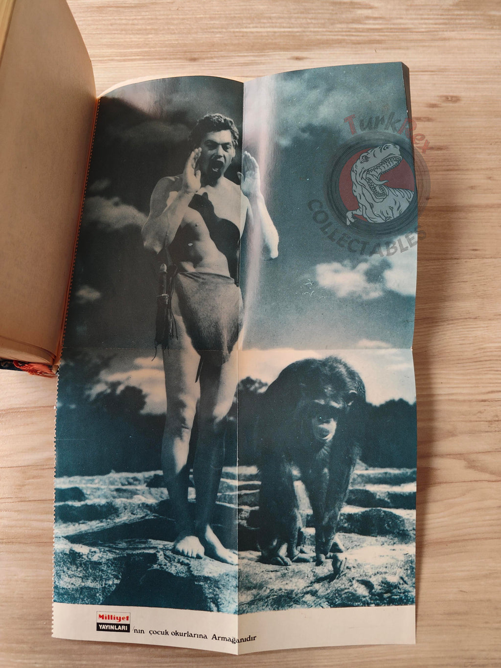 Edgar Rice Burroughs – Tarzan 1971 HC/DJ Turkish Book Turkey Illustrated Johnny Weissmuller