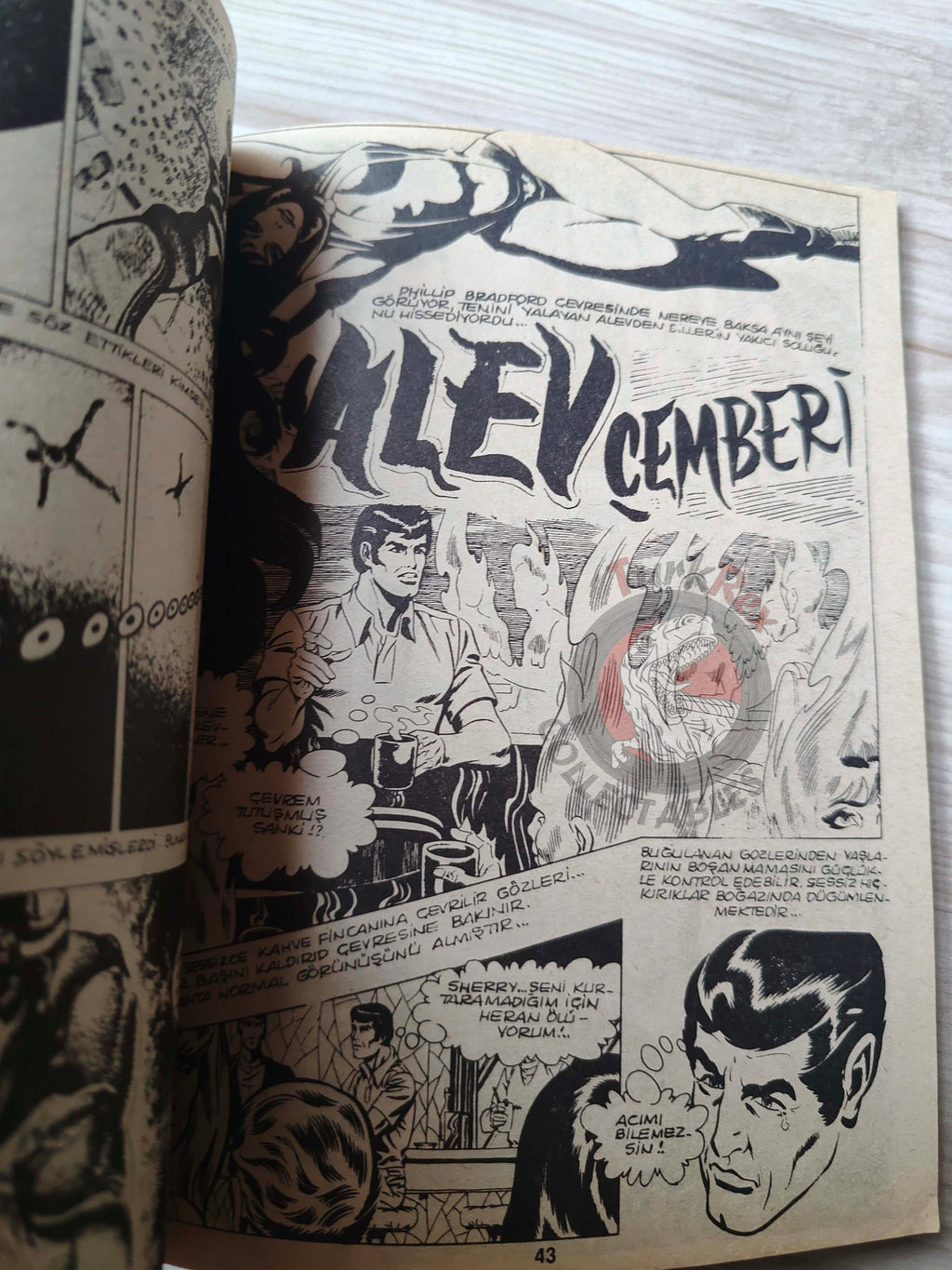 Süper Korku #17 late 80s Turkish Comic Turkey Creepy Eerie Dungeons & Dragons Vampirella