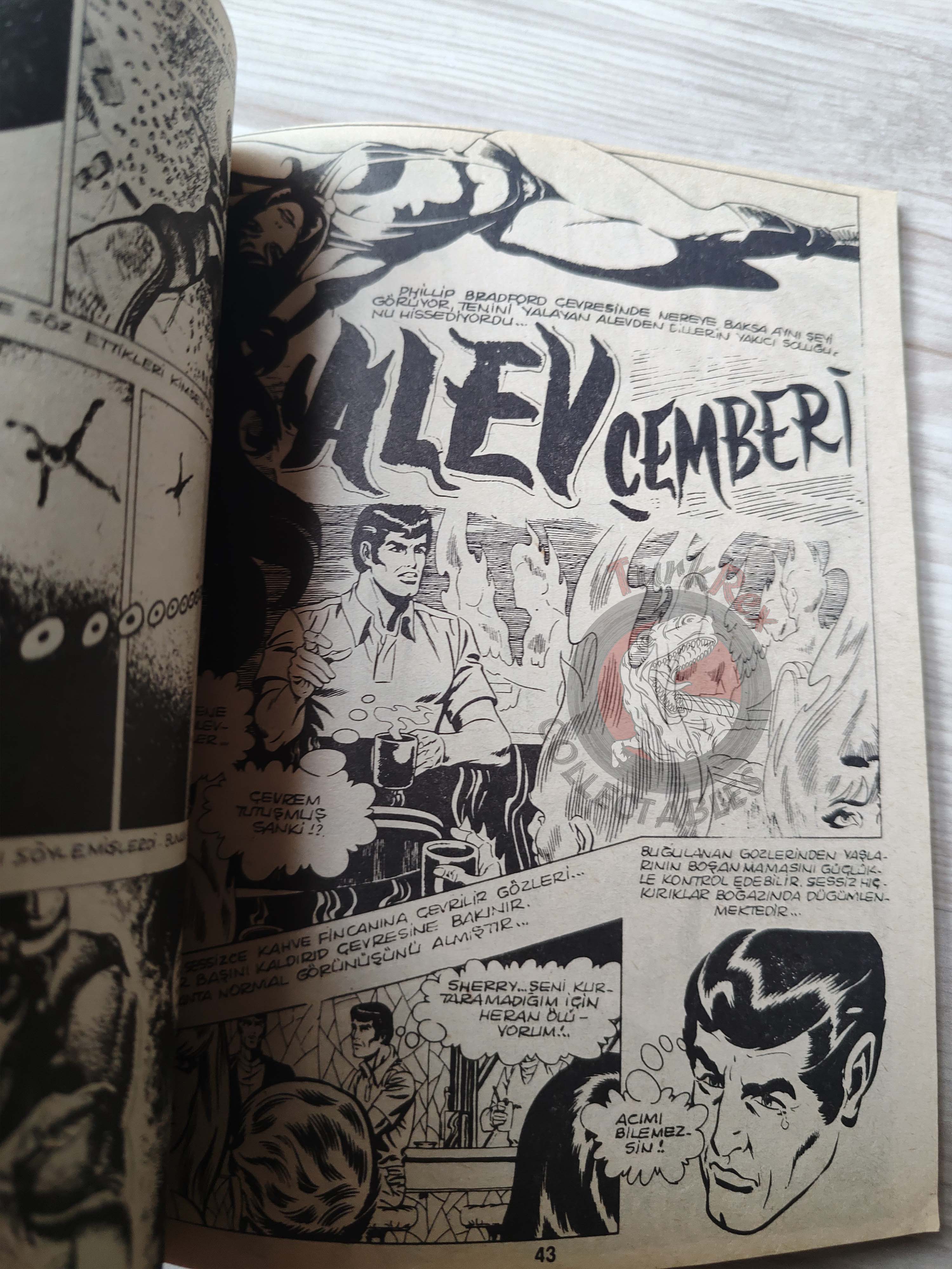 Süper Korku #17 late 80s Turkish Comic Turkey Creepy Eerie Dungeons & Dragons Vampirella