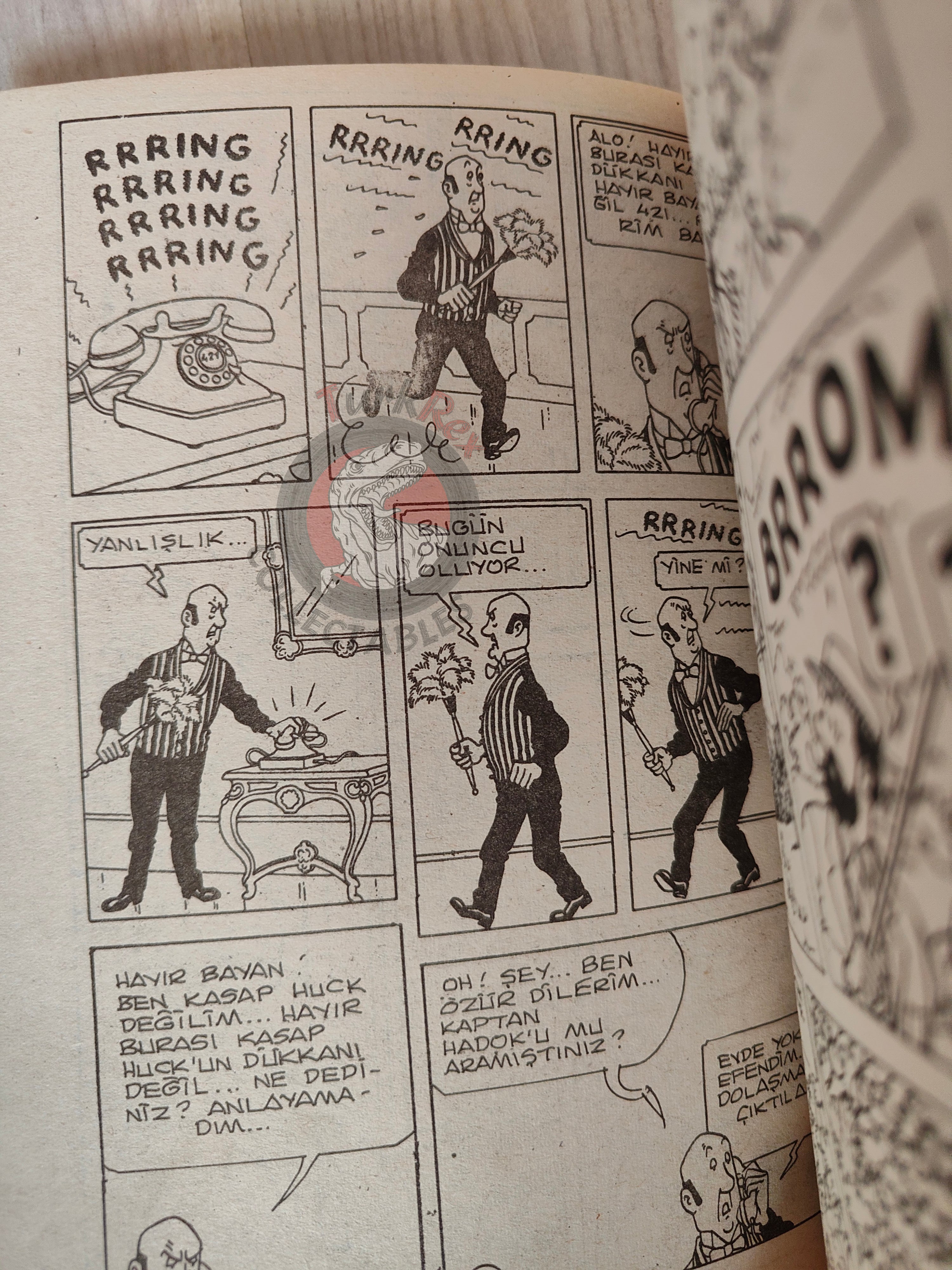 Tintin – The Calculus Affair & The Shooting Star 1980s Turkish Edition Comic Turkey