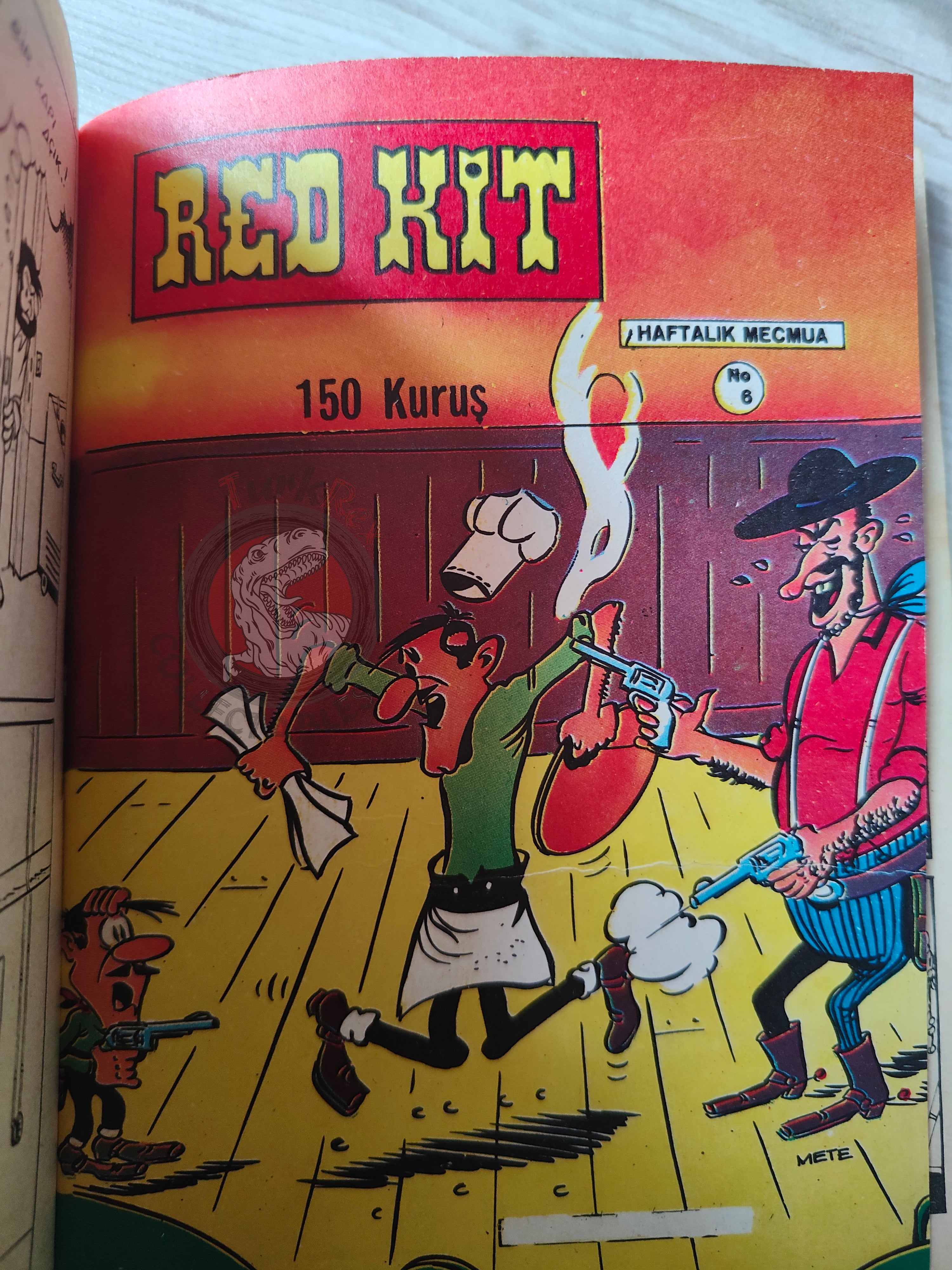 Lucky Luke #2 Dalton City 1972 Turkish Comic Turkey Tif Et Tondu