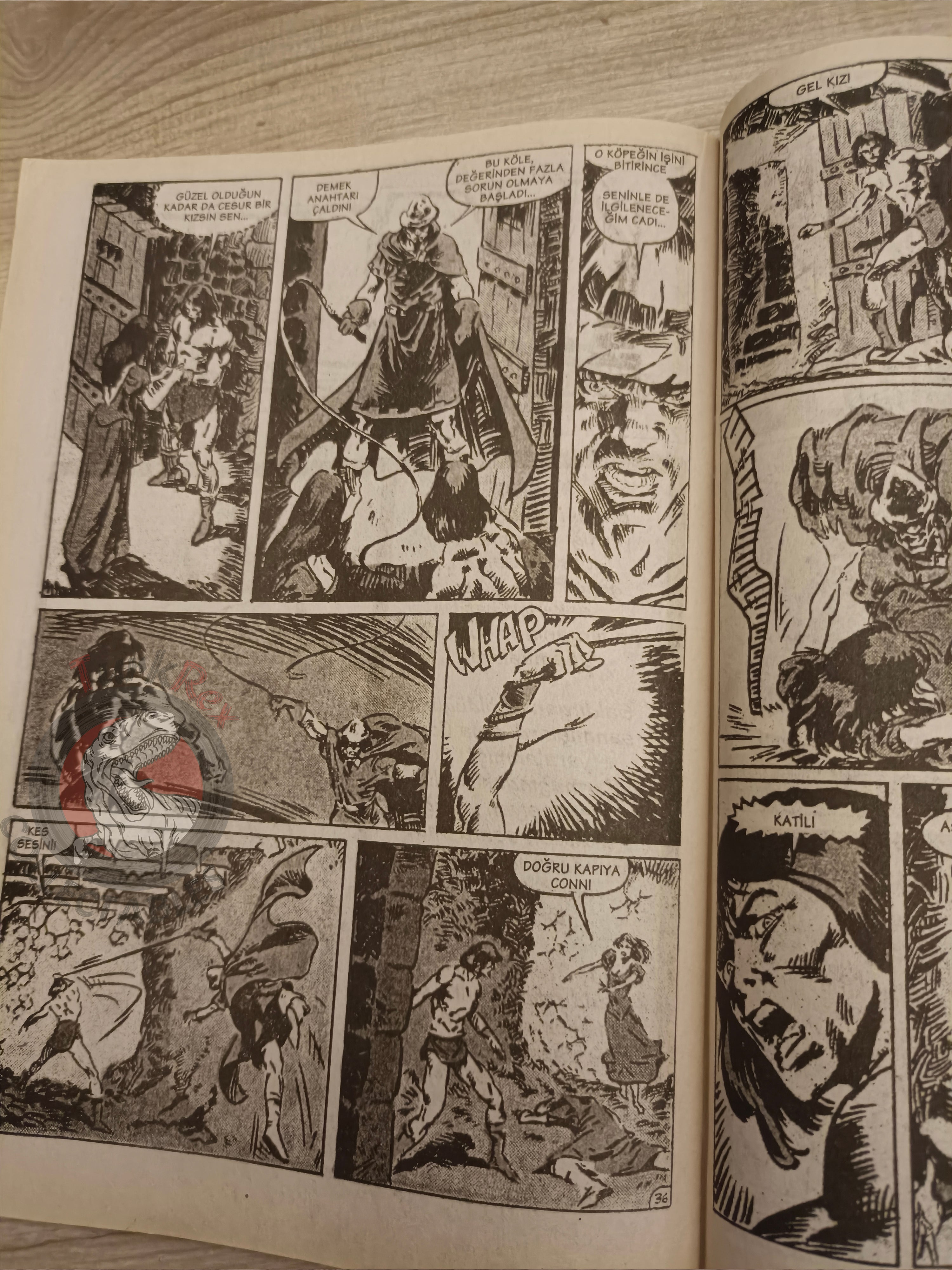 Kral Conan #33 King Conan #24 #25 Turkish Comic Turkey Frank Frazetta Prince Conn