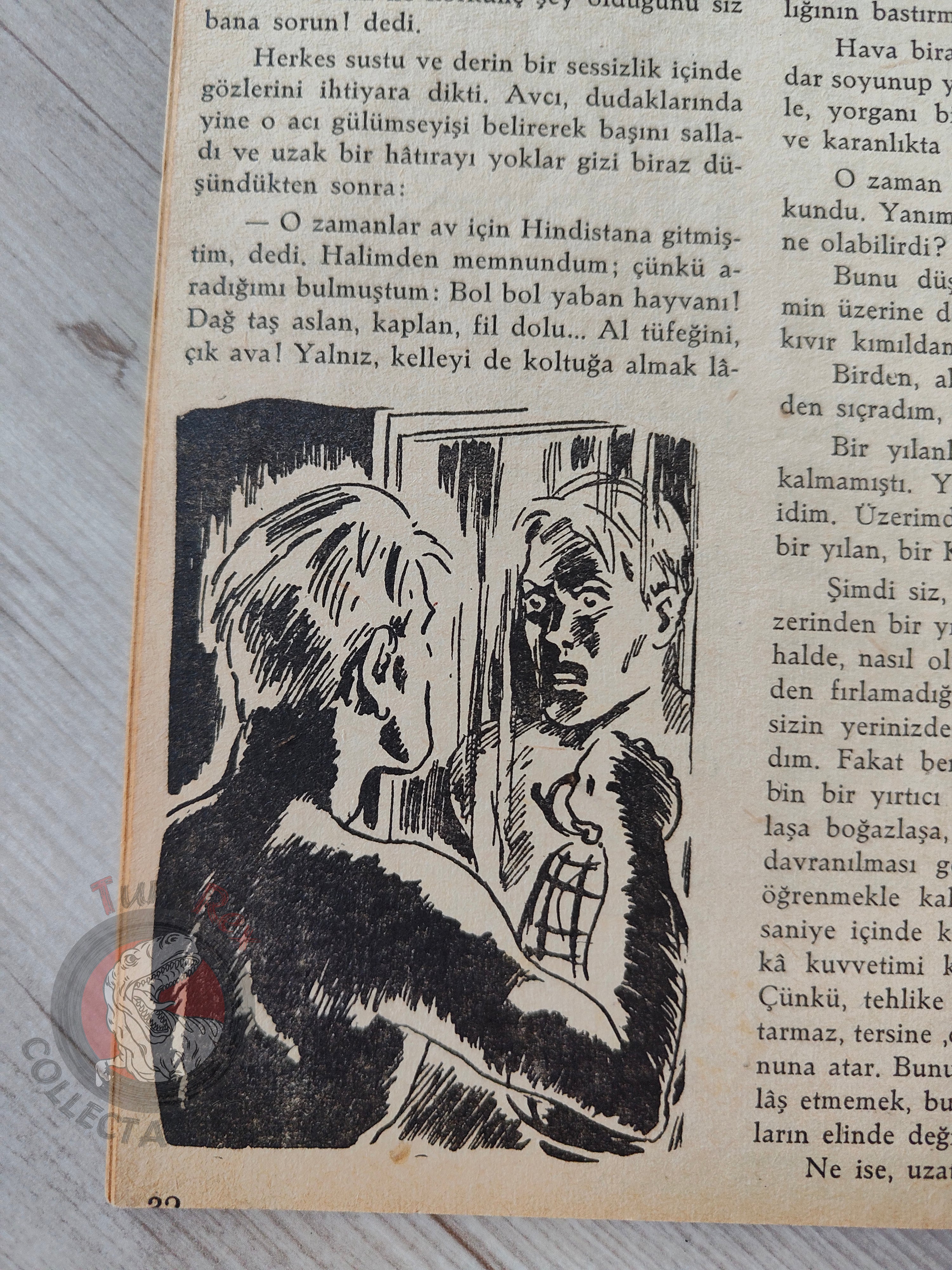 1001 Roman 1943 The Bloody Mark Turkish Comic Mag Turkey