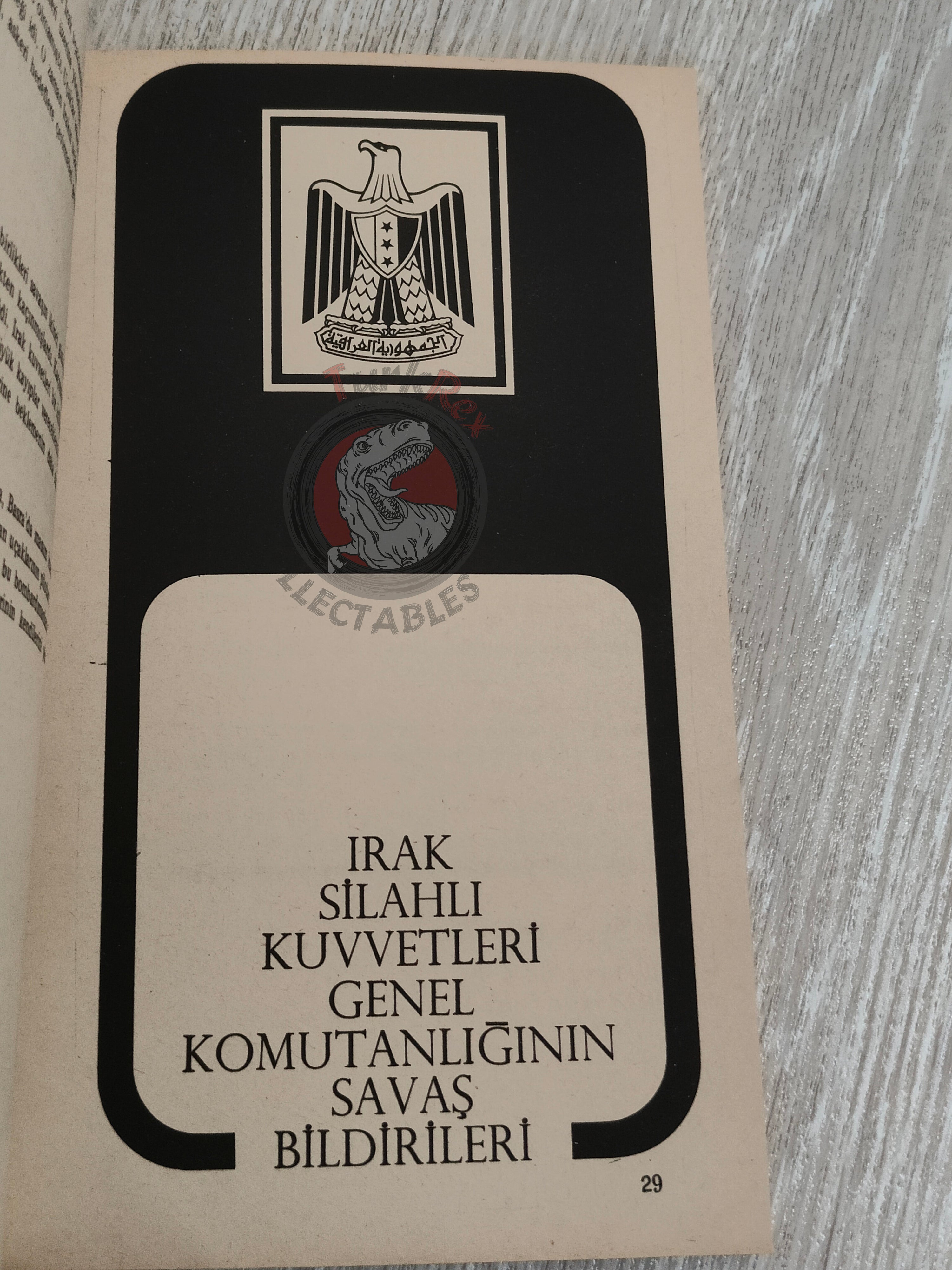 Saddam Hussein - The Story Of A War 1980s Propaganda Book Turkish Middle East