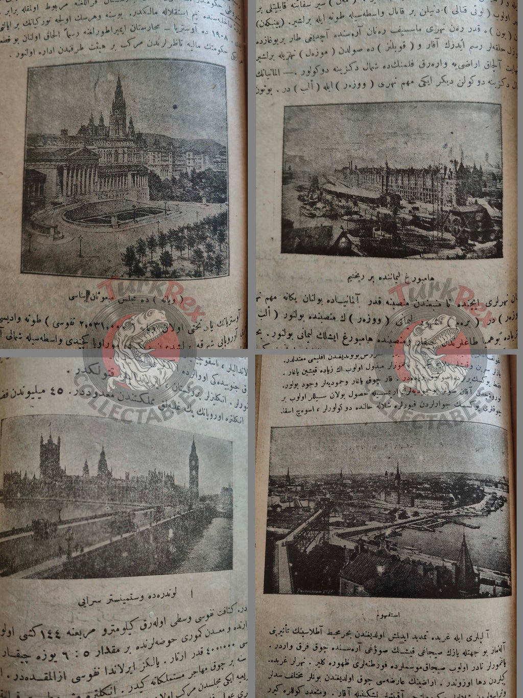 Faik Sabri – Geography and Math Lessons Ottoman Textbook 1916 Empire with many Maps Europe Asia