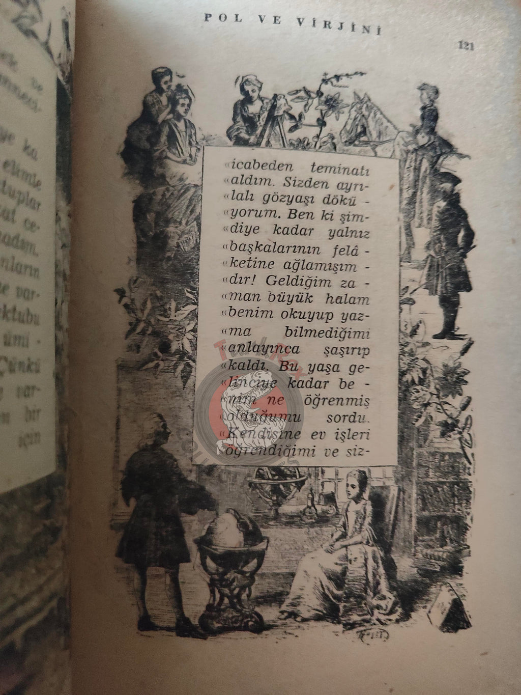Bernardin de Saint-Pierre – Paul et Virginie 1960s Turkish Book Turkey Illustrated Tony Johannot