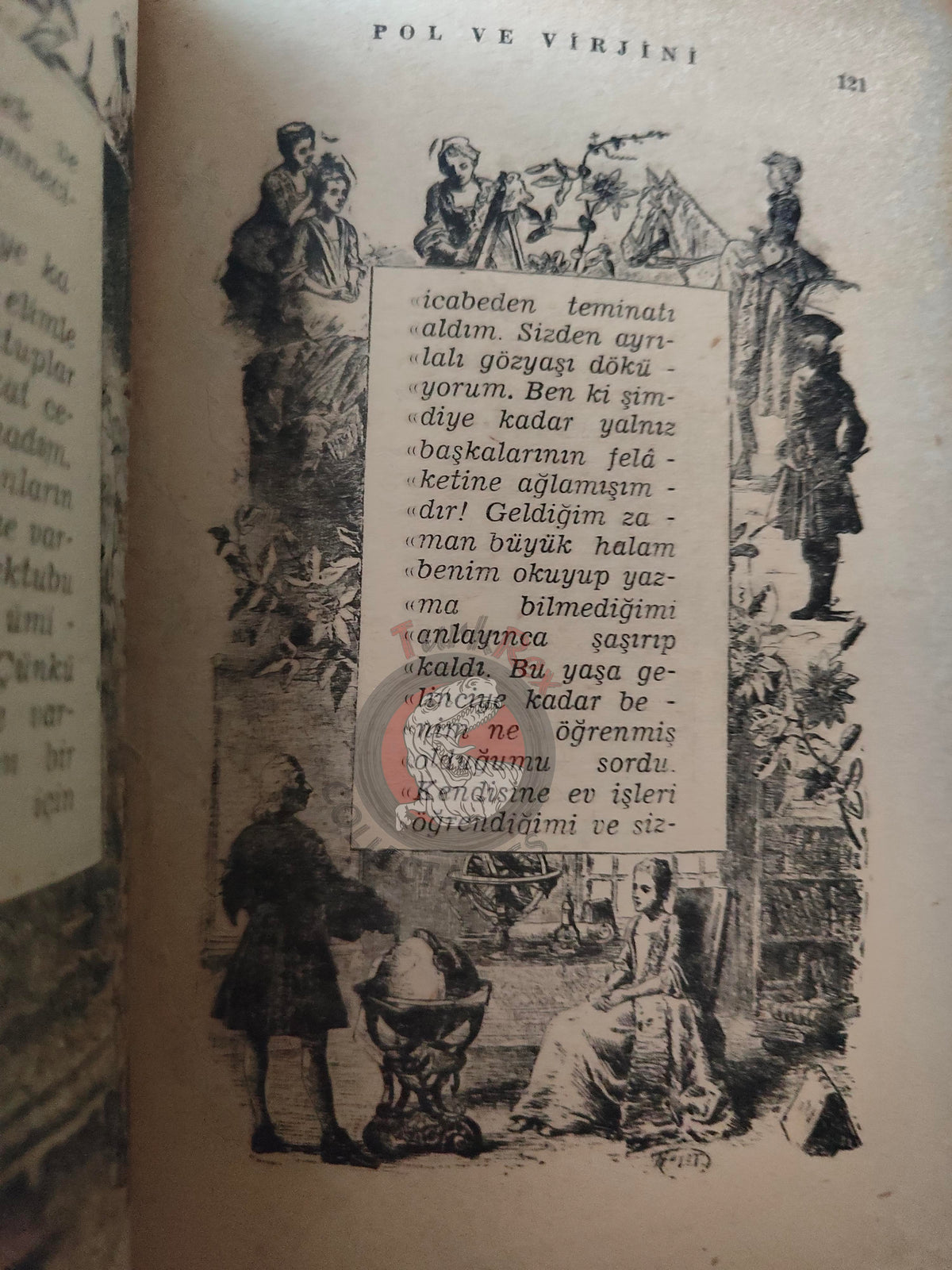 Bernardin de Saint-Pierre – Paul et Virginie 1960s Turkish Book Turkey Illustrated Tony Johannot