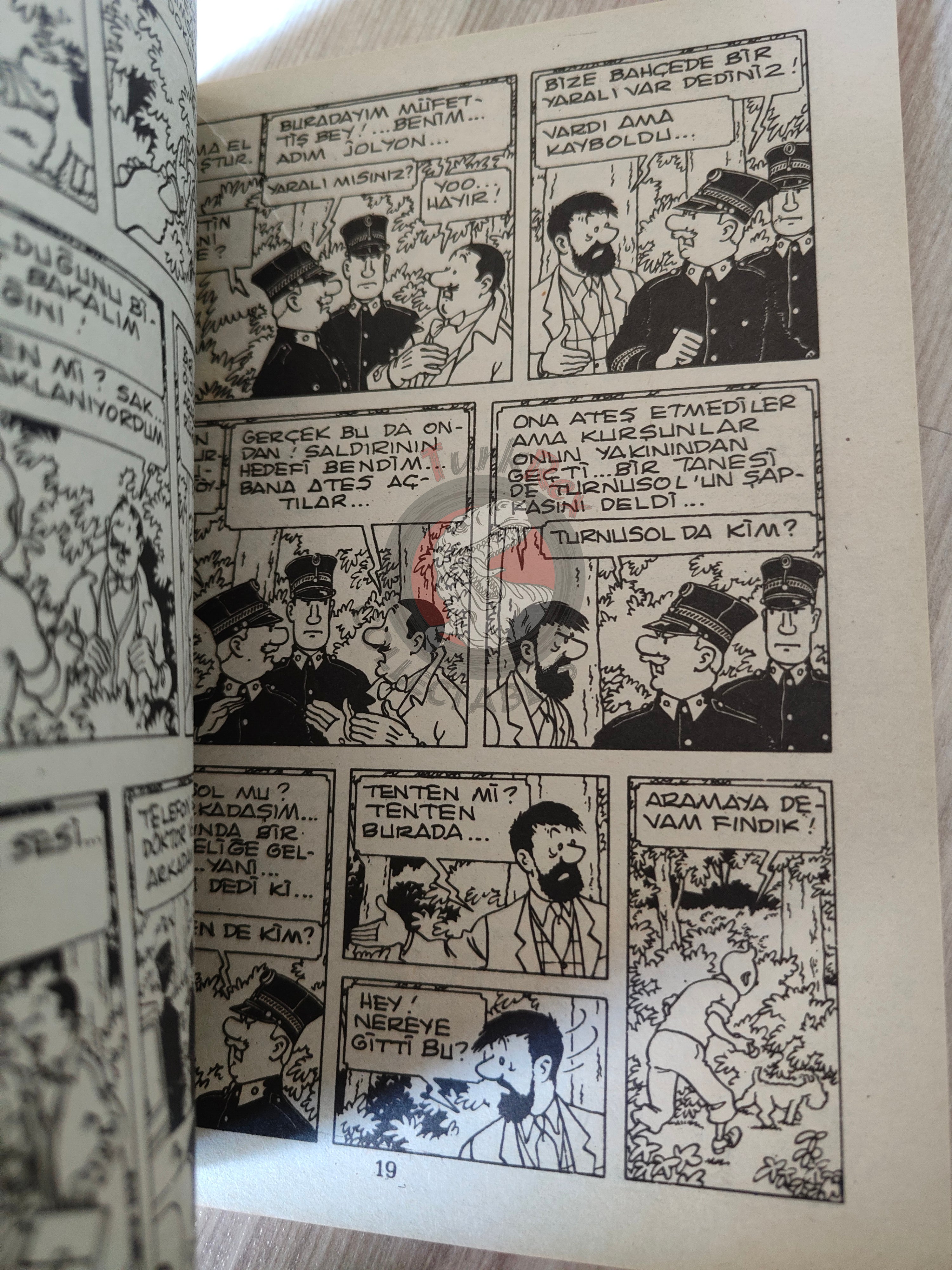 Tintin – The Calculus Affair mid 1980s Turkish Edition Comic Turkey 1