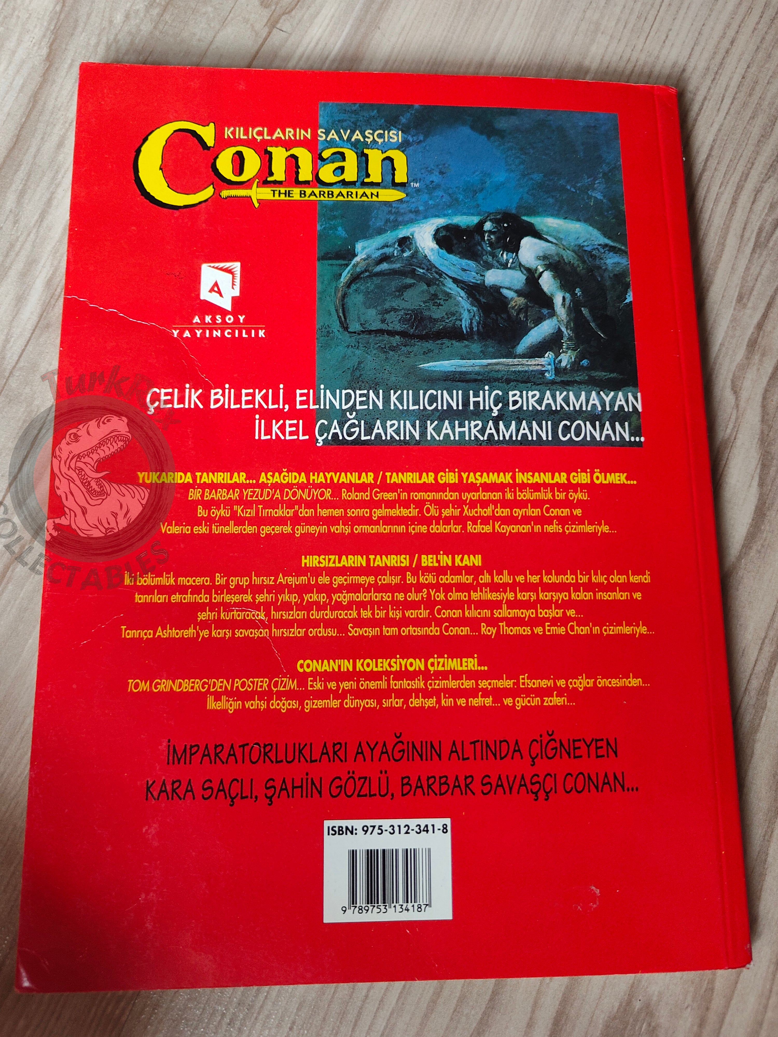 Kılıçların Savaşçısı Conan #1 Turkish Comic Turkey The Savage Sword of #211 #212