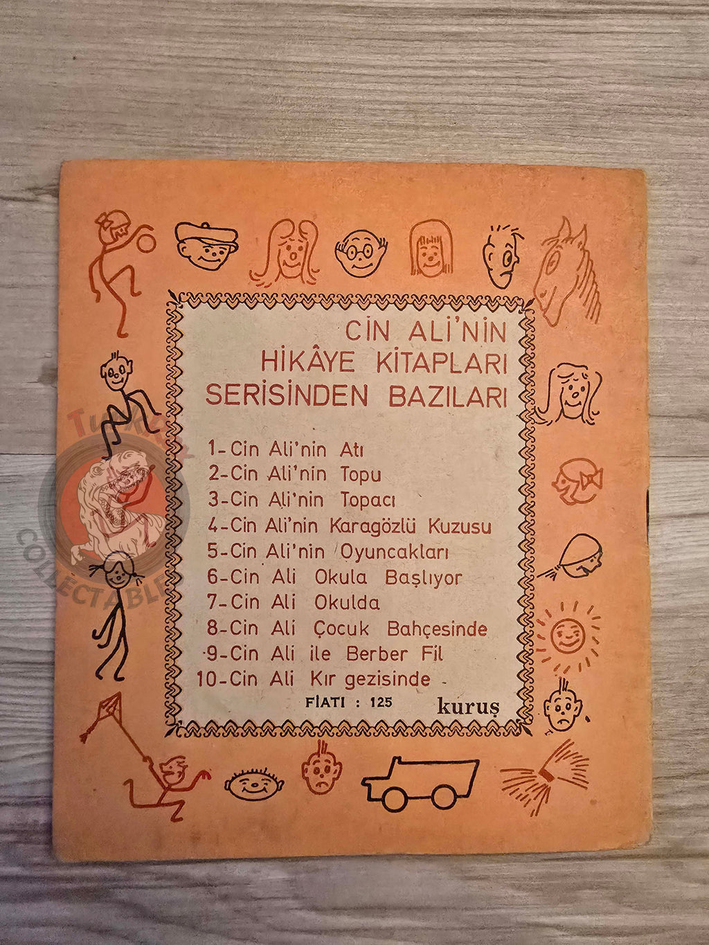 Cin Ali Series 2 – Rasim Kaygusuz 1970s Turkish Book Turkey Illustrated Education