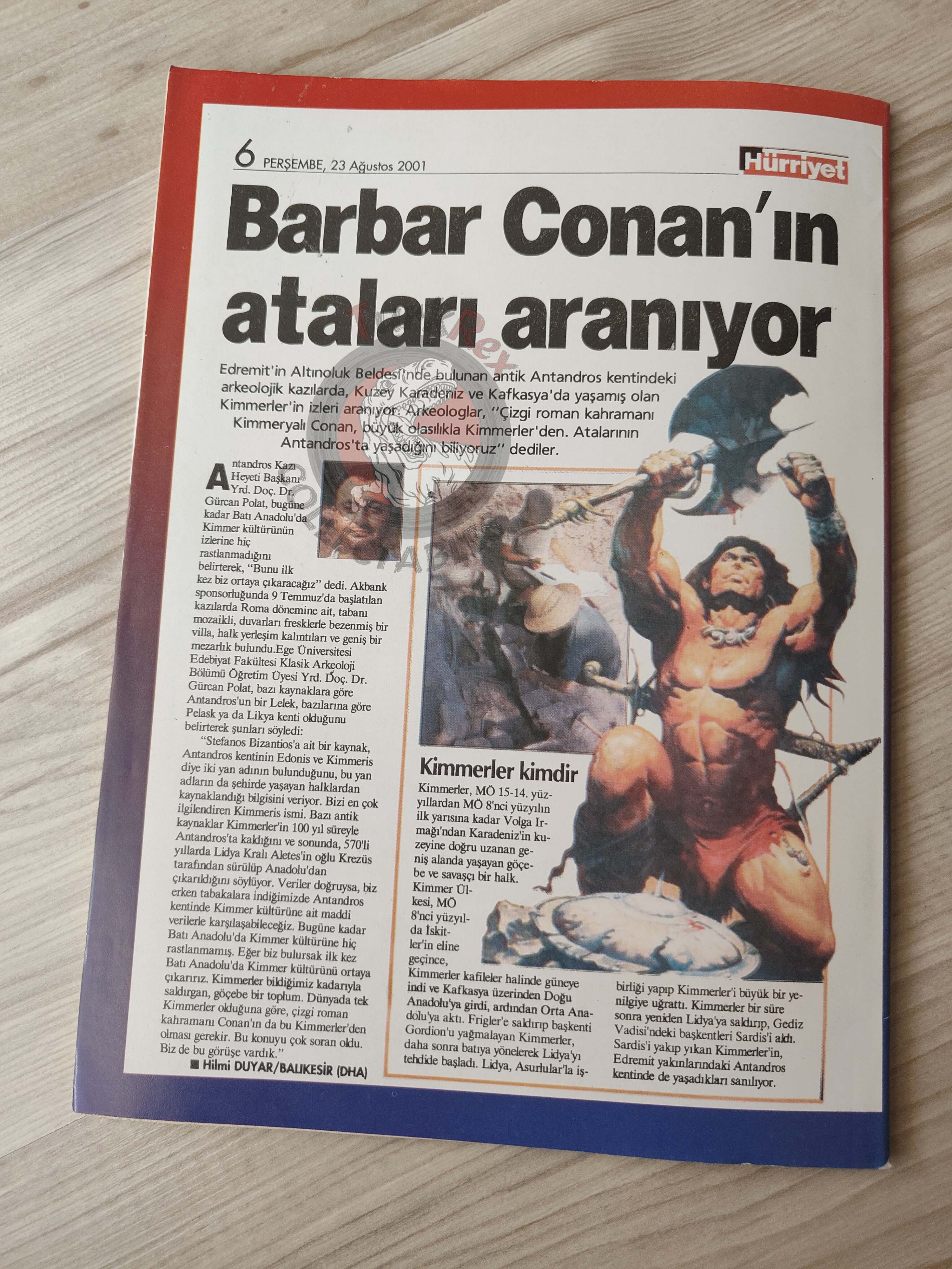 Conan #25 The Savage Sword of Conan #42 Turkish Comic Turkey