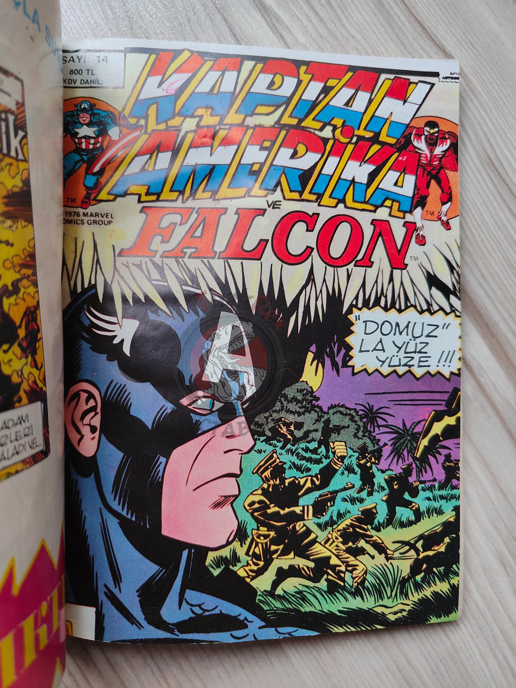 Captain America – Volume 7 1989 Turkish Comic Turkey Falcon