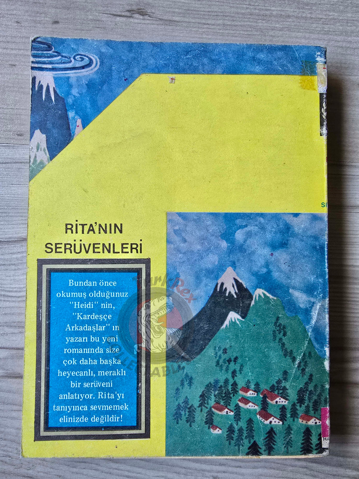 Johanna Spyri – Little Miss Grasshopper 1970s Turkish Book Turkey Illustrated