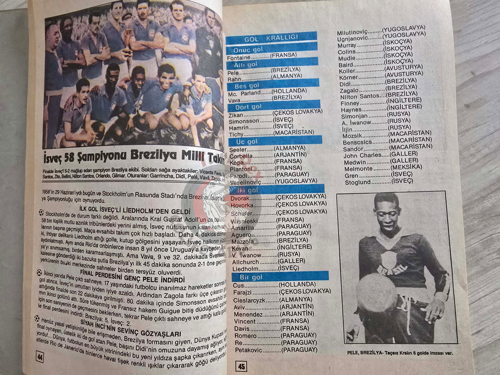 World Cup History Football 1990 Turkish Book Turkey Maradona Jupp Derwall