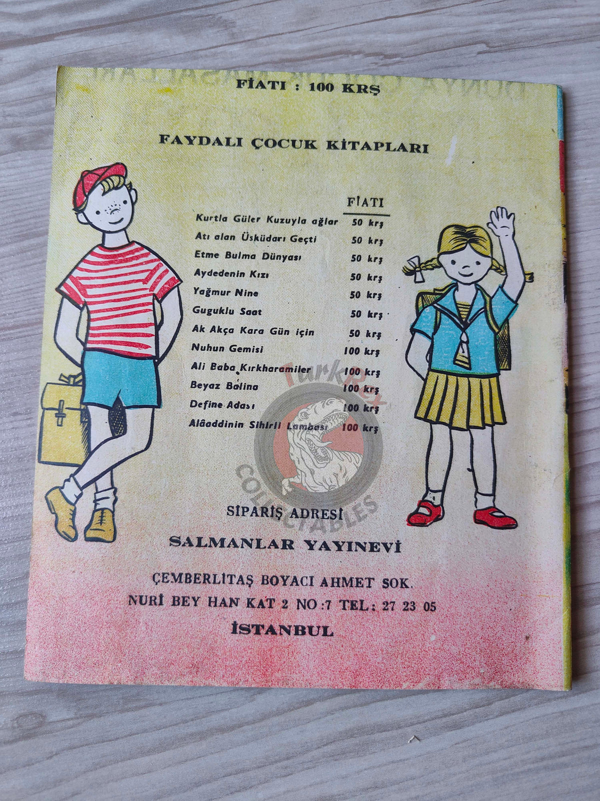 Noah’s Ark Genesis 1960s Turkish Book Turkey Illustrated Thumbelina