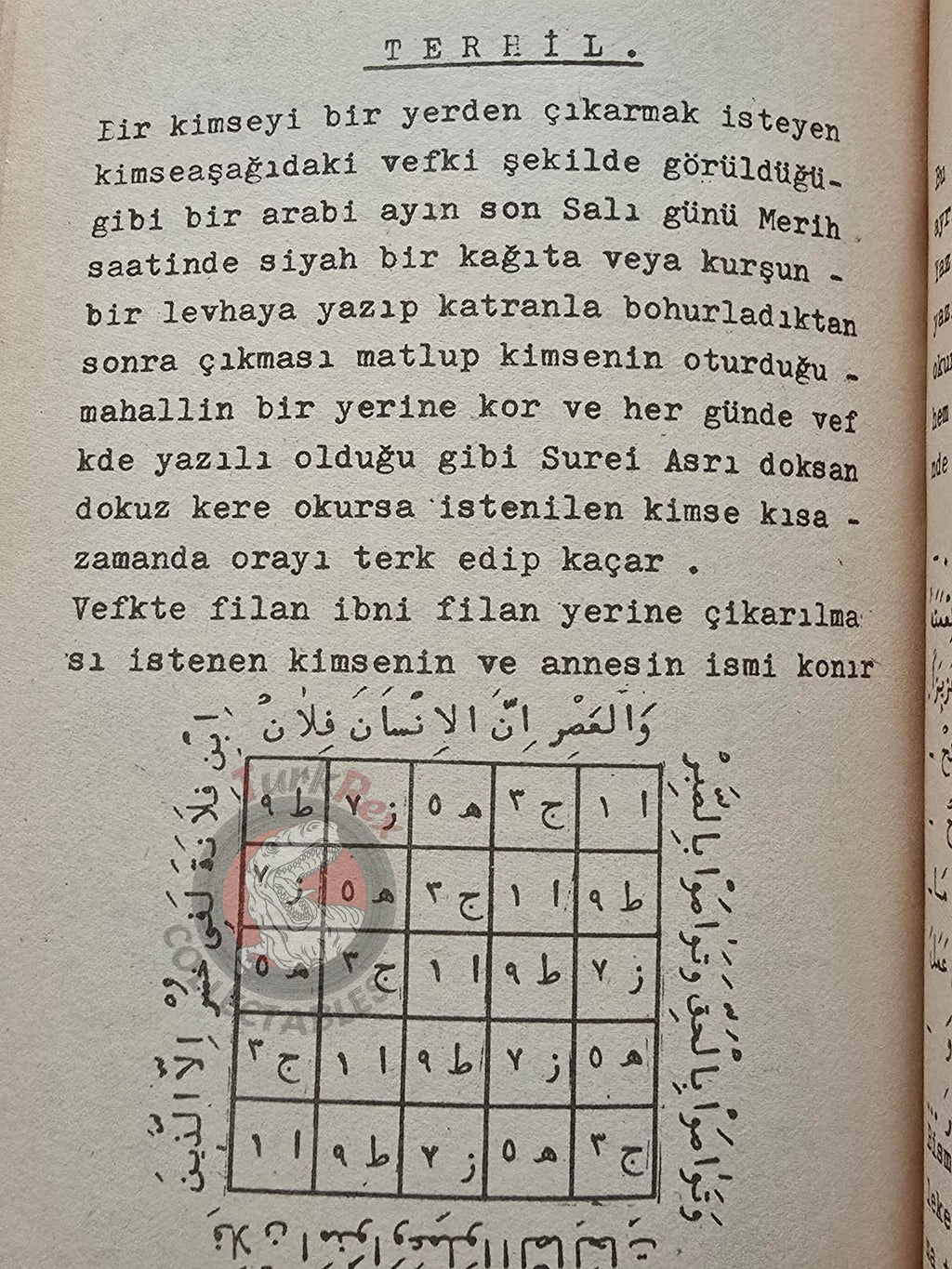 Hidden Sciences Vol 8 Islamic Occult Havass Vefq Spells Charm Turkish Book Islam Talisman
