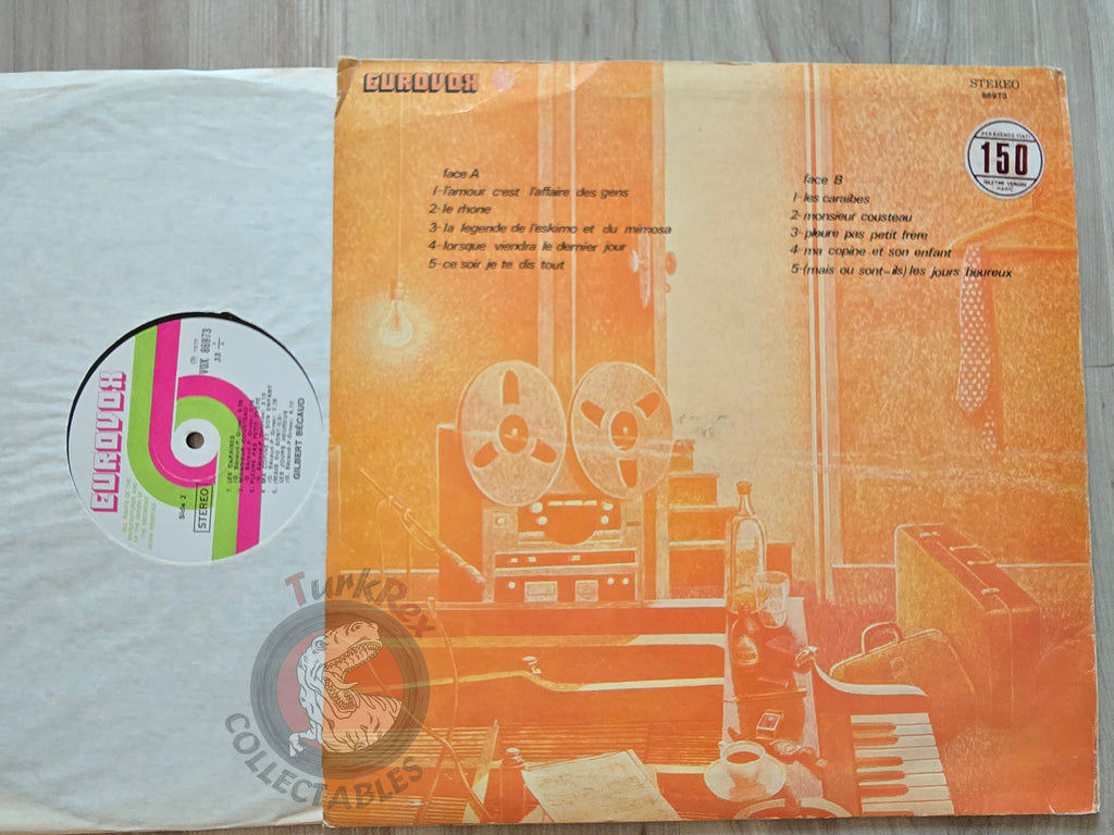 Gilbert Bécaud – Gilbert Bécaud Turkish Pressing Vinyl Turkey Edition