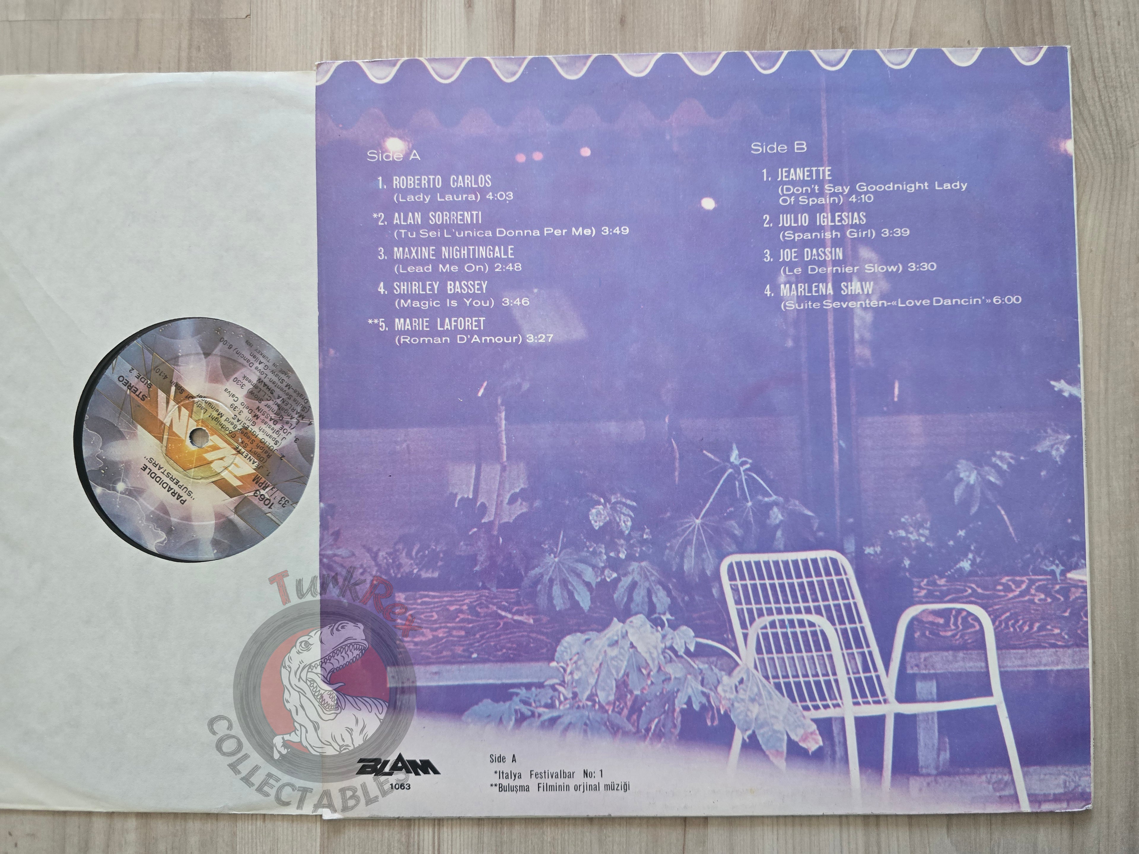 Various –  Paradiddle "Superstars"  Turkish Pressing Vinyl Turkey Edition