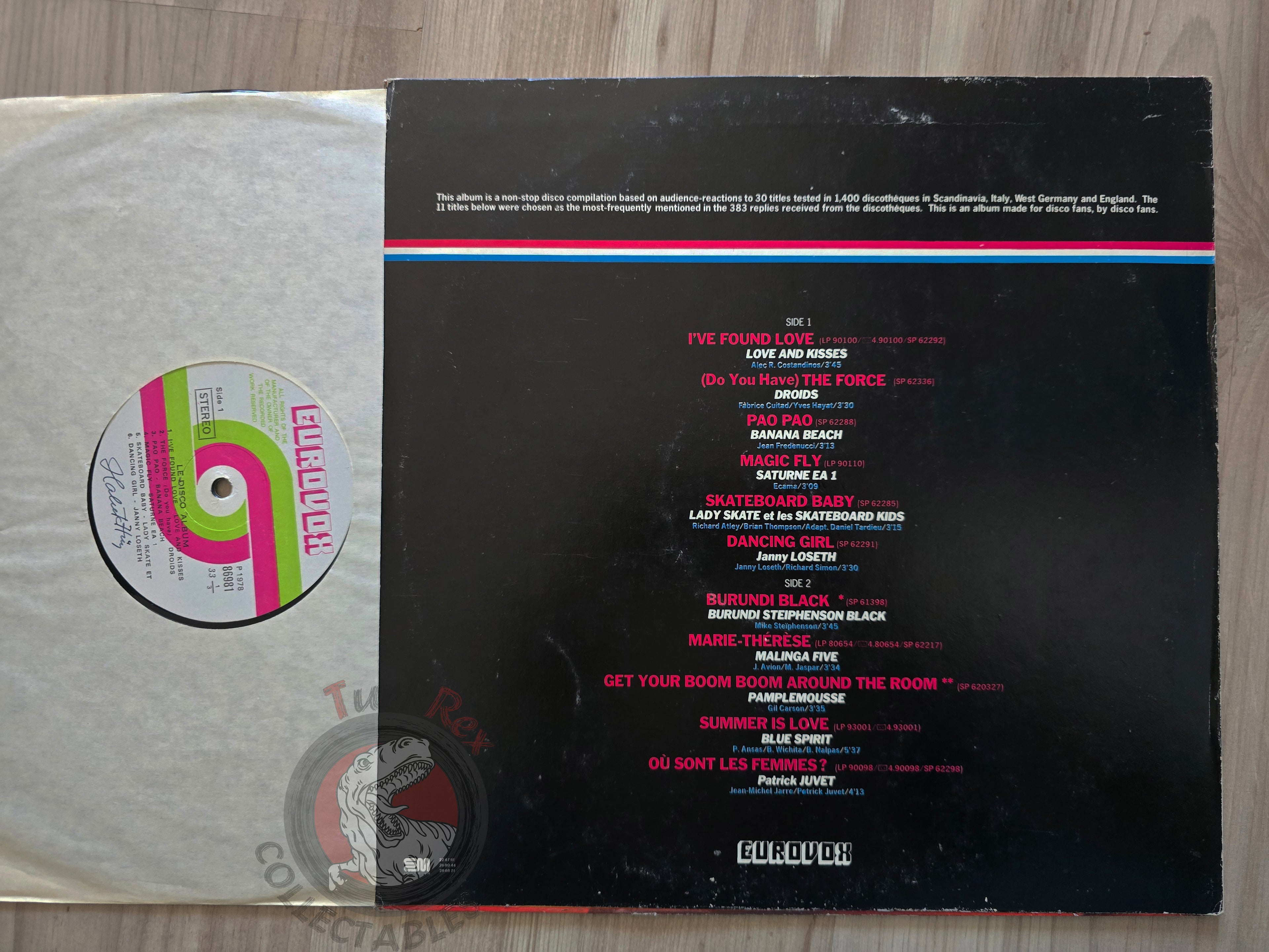 Various – Le Disco Album Turkish Pressing Vinyl Turkey Edition