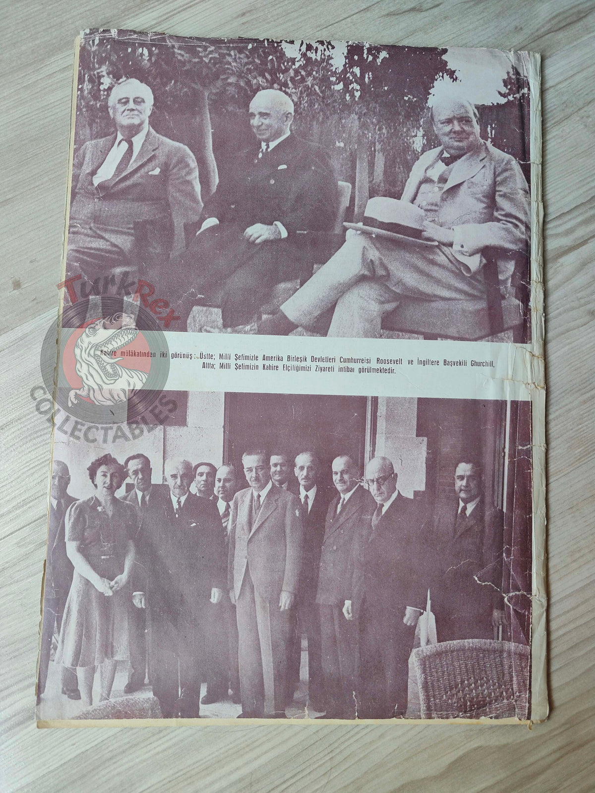 Radyo 1944 The Second Cairo Conference Turkish Magazine Turkey WW2 Radio Roosevelt Churchill Ismet Inönü