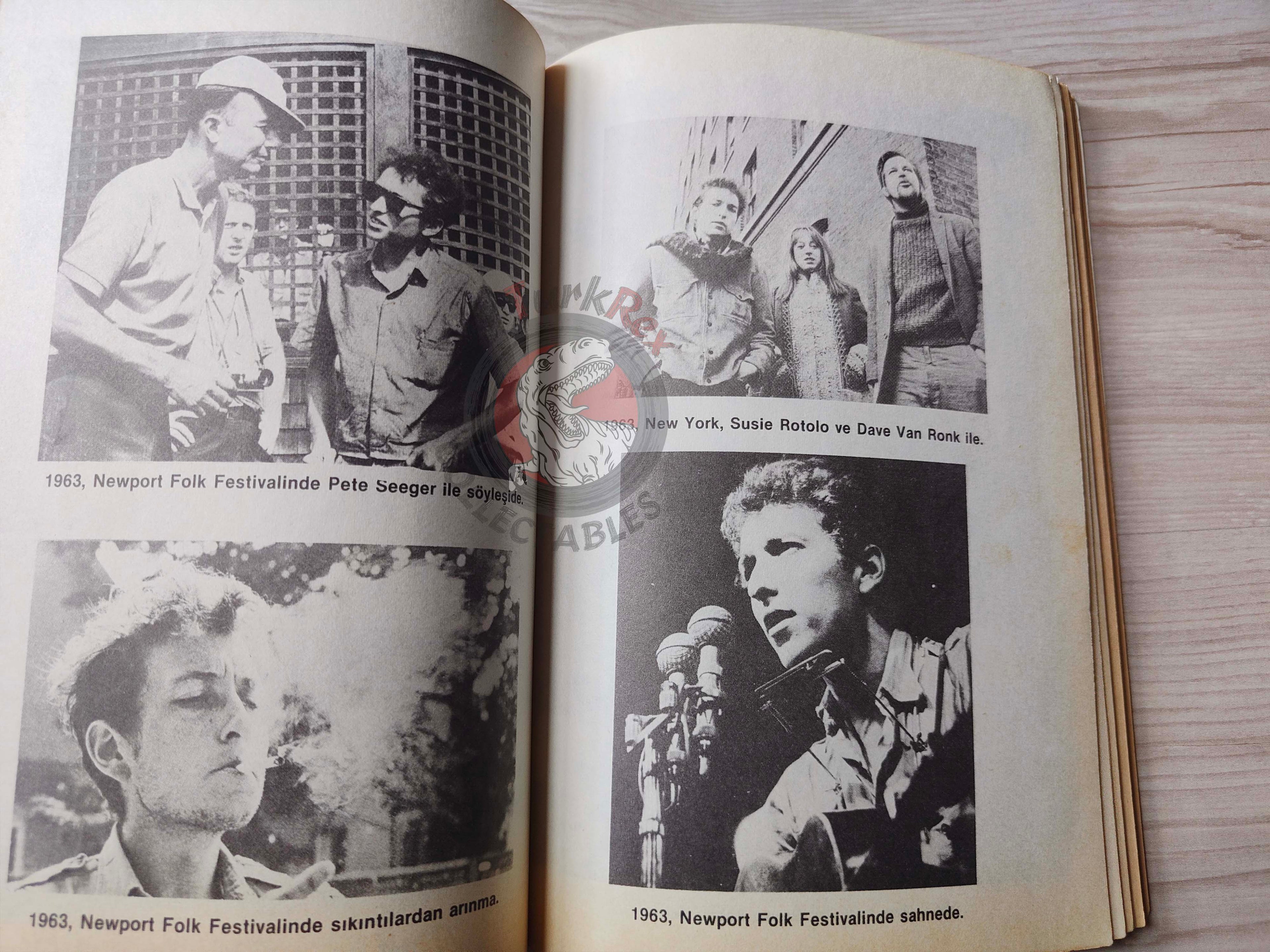 Bob Dylan Biography Book 1985 1st by Turkish Writer Book Turkey