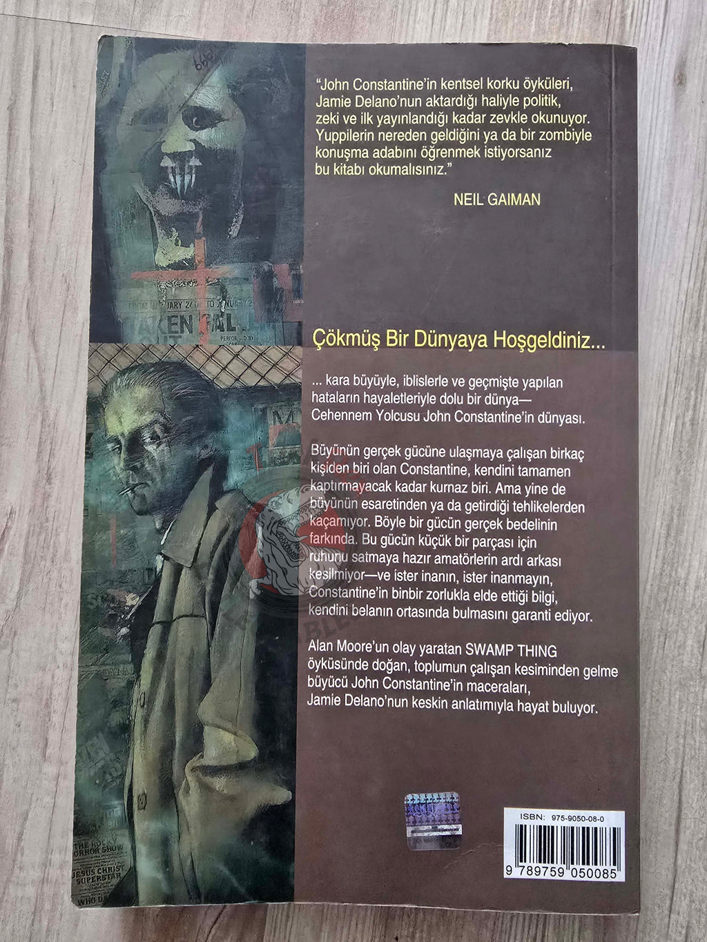 John Constantine Hellblazer Vol. #1 Original Sins Turkish Comic Turkey 2005