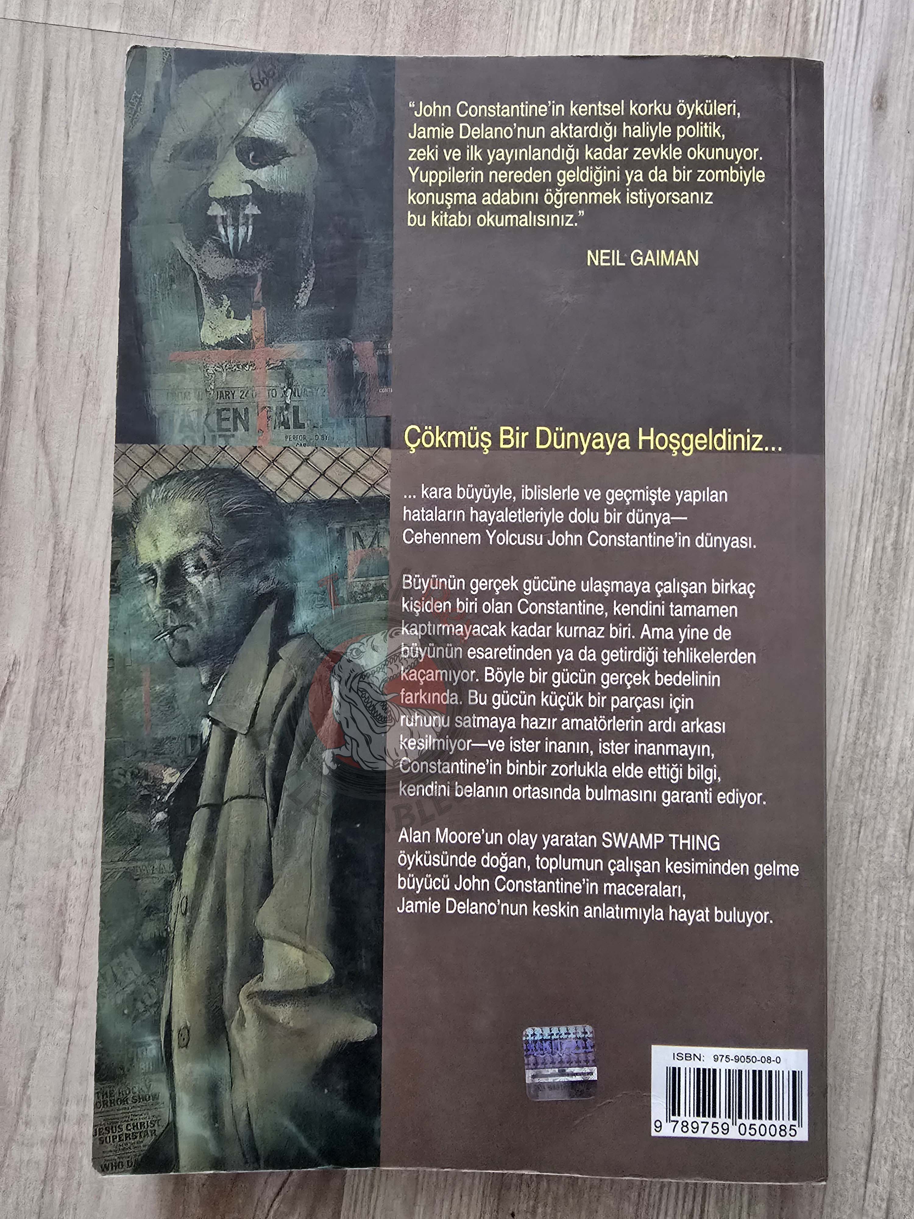 John Constantine Hellblazer Vol. #1 Original Sins Turkish Comic Turkey 2005