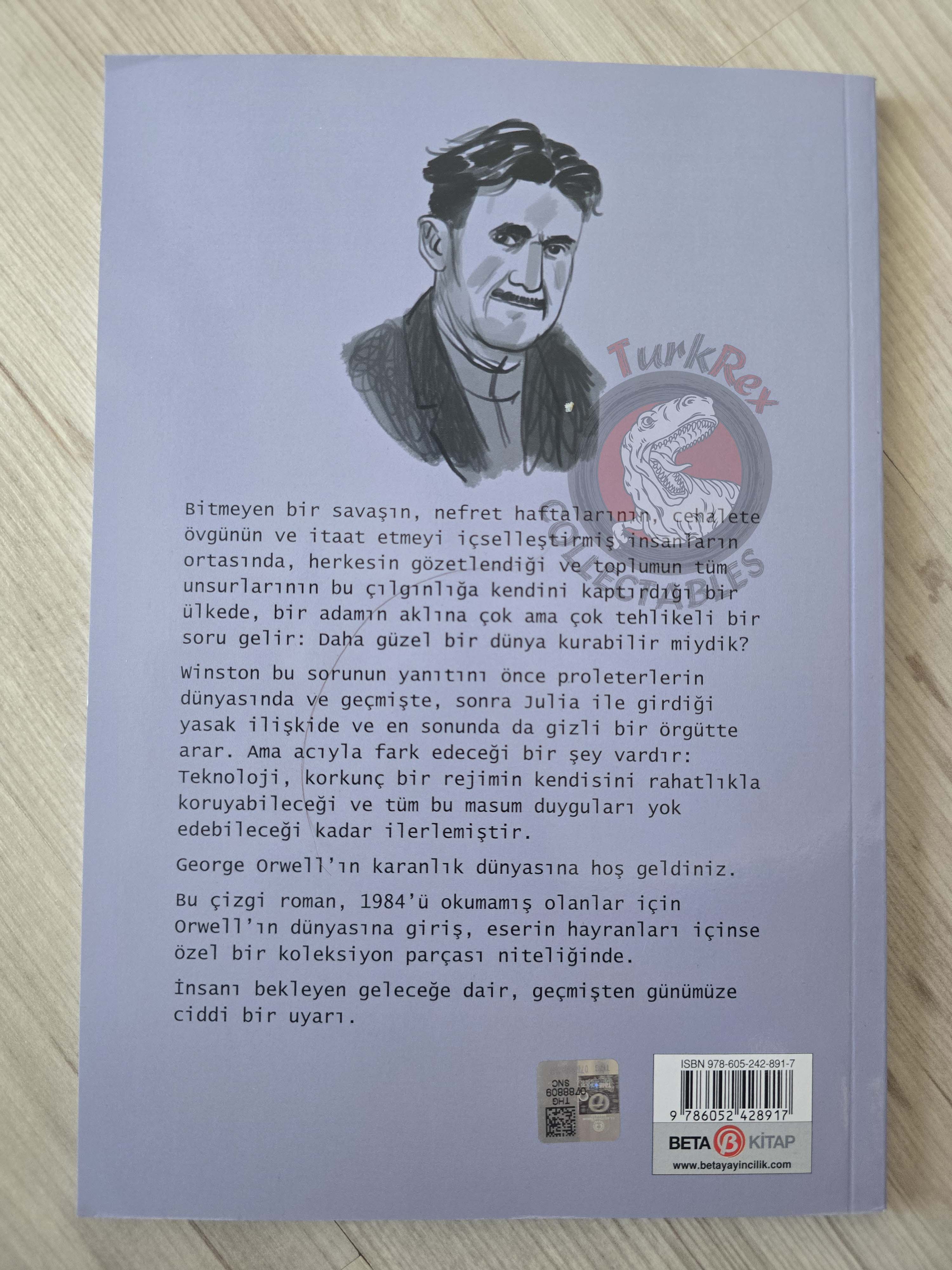 George Orwell - 1984 Turkish Comic Turkey Unique Drawings