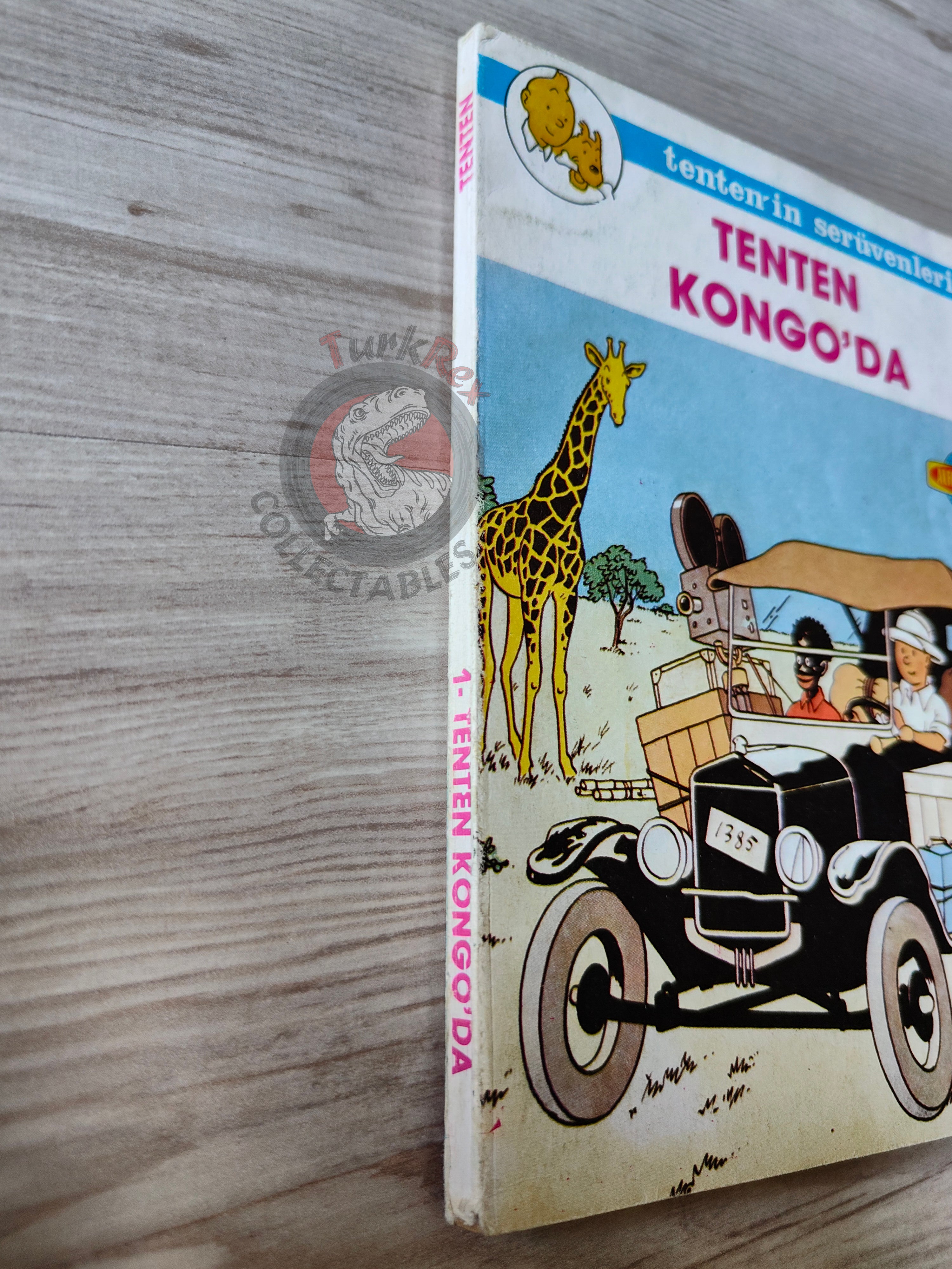 Tintin – Tintin in the Congo mid 1980s Turkish Edition Comic Turkey 2