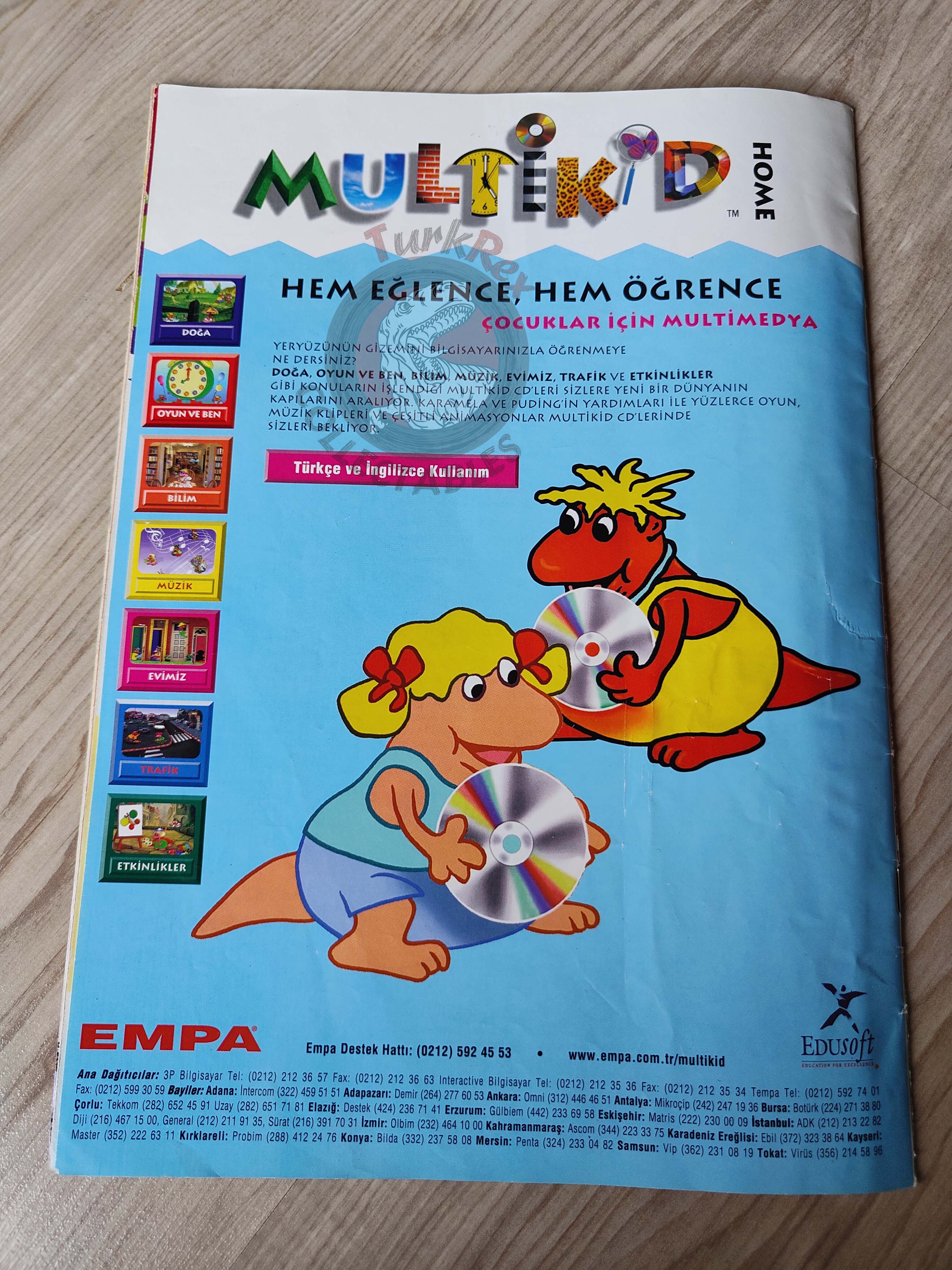 Casper the Friendly Ghost Magazine – Issue #29 1998 Turkish Comic Turkey