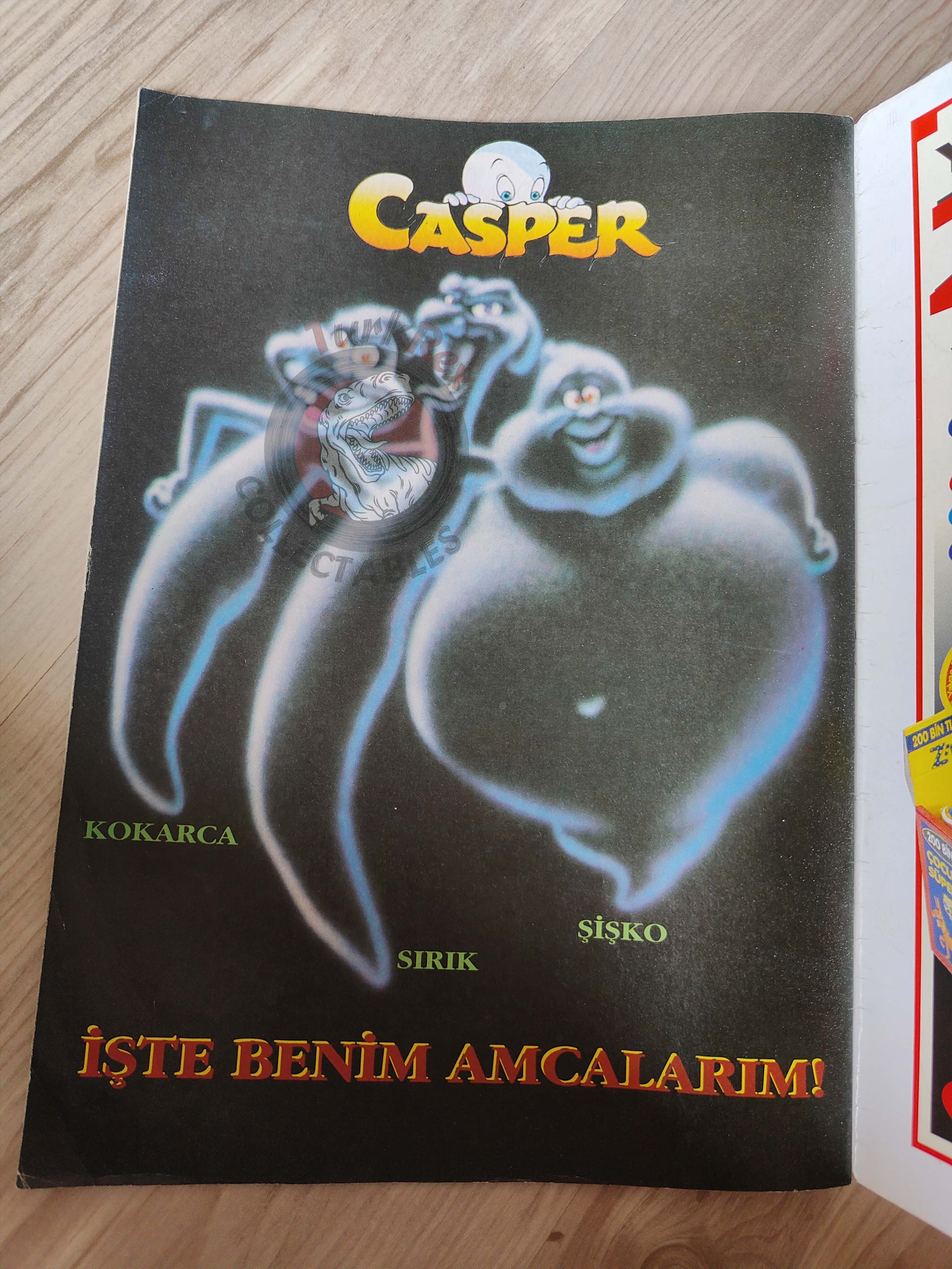 Casper the Friendly Ghost Magazine – Issue #18 1997 Turkish Comic Turkey
