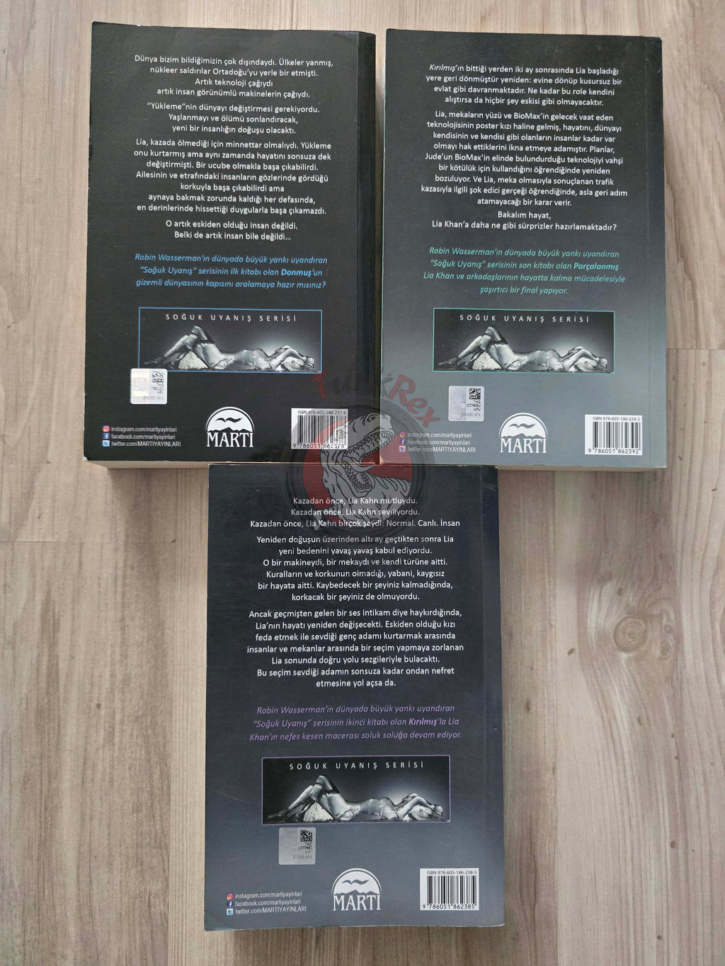 Robin Wasserman – Cold Awakening Trilogy 2017 1st Turkish Book Turkey