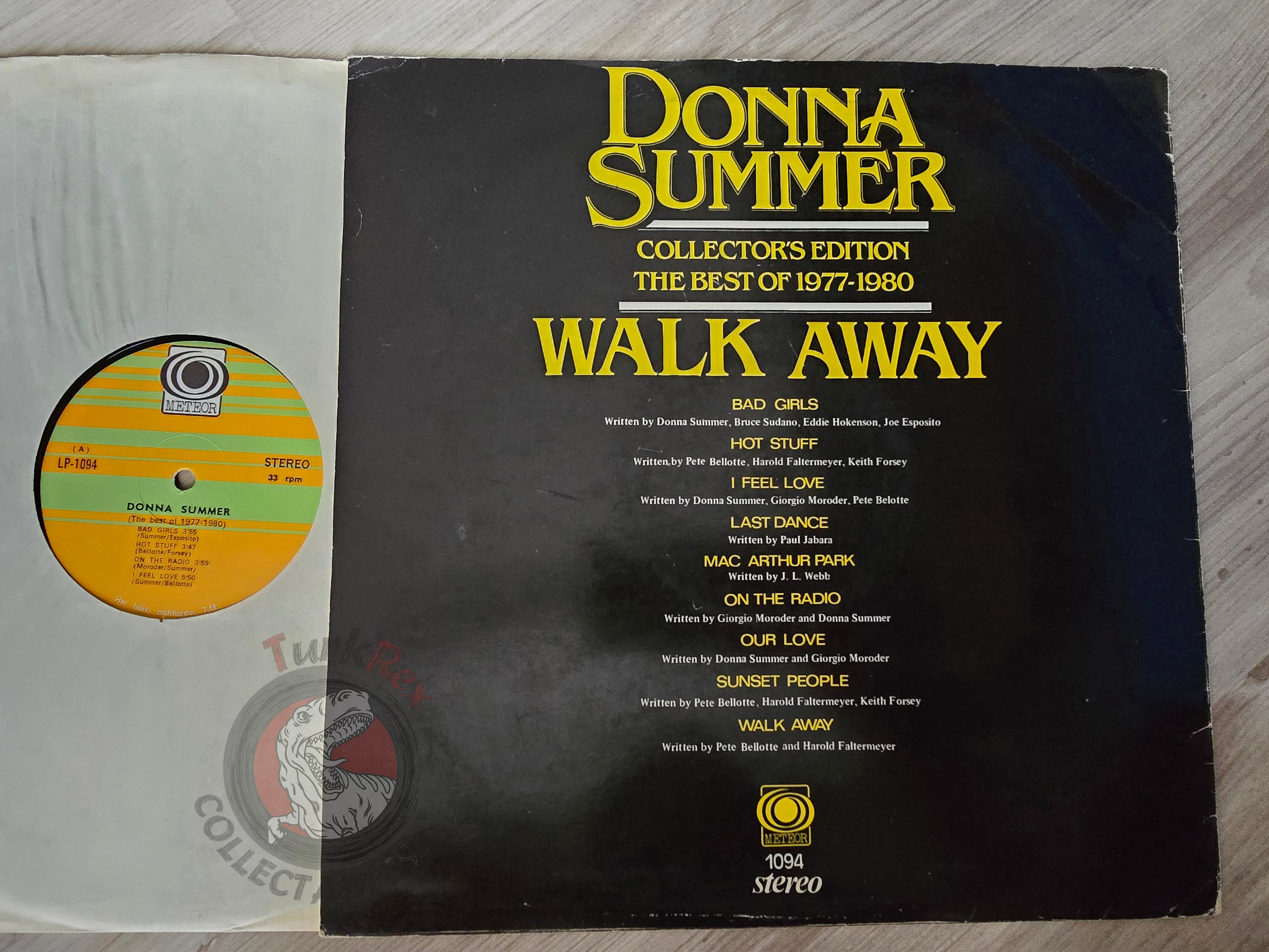 Donna Summer – Walk Away Collector's Edition Turkish Pressing Vinyl Turkey Edition