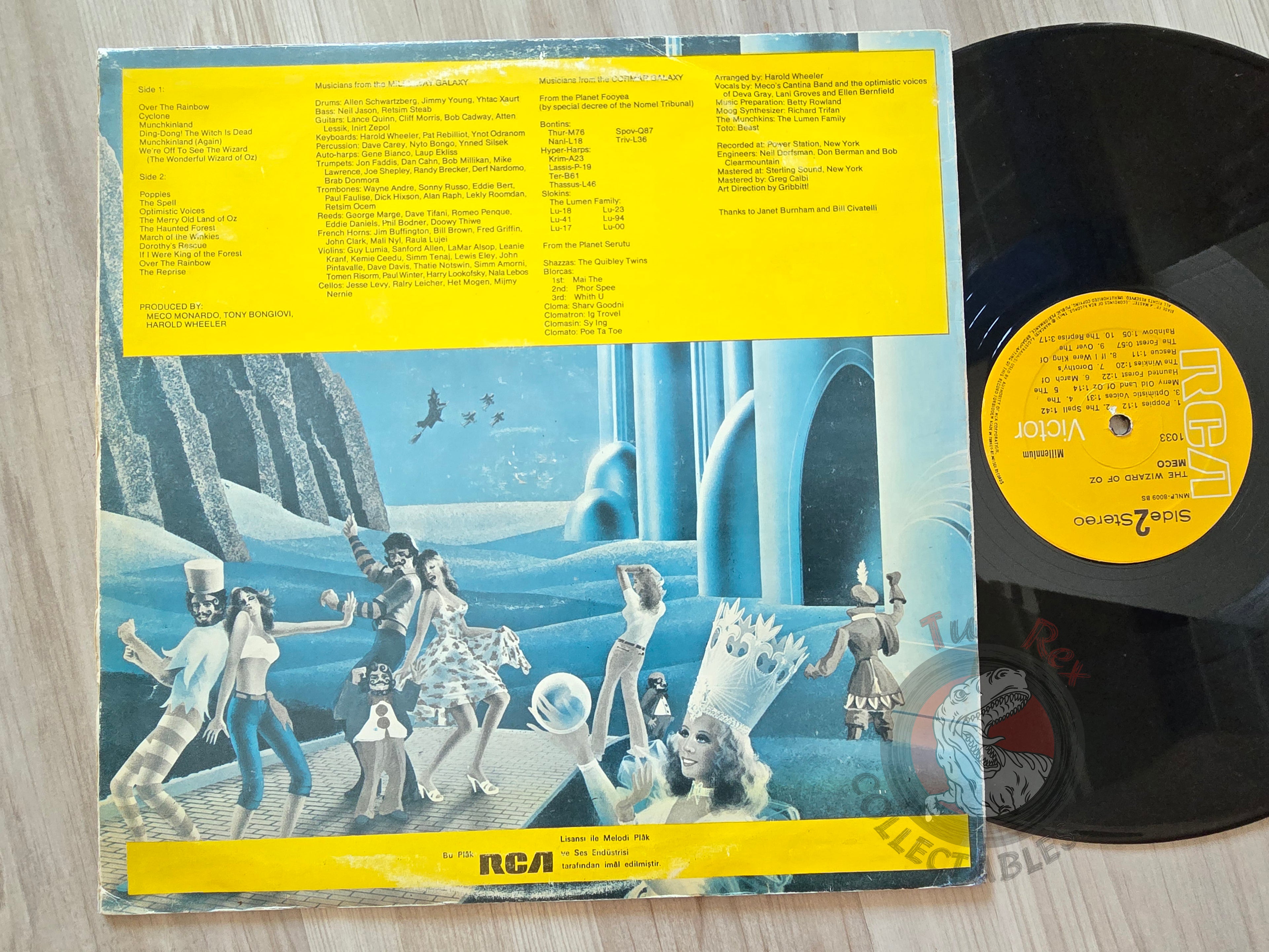 Meco – The Wizard Of Oz Turkish Pressing Vinyl Turkey Edition