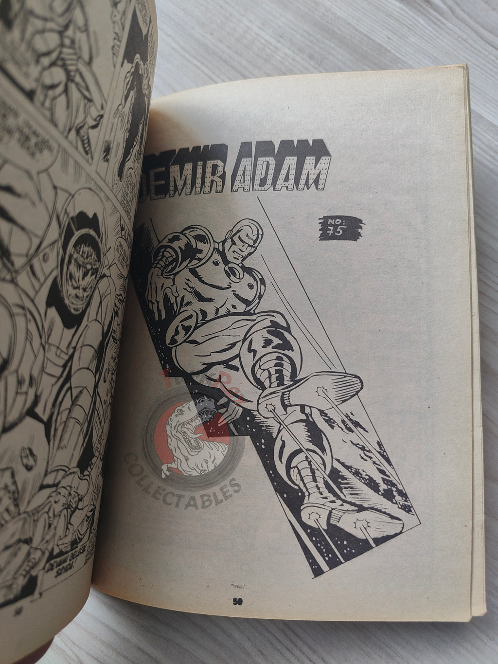 Iron Man #2 Demir Adam 1989 Turkish Comic Turkey #72 #73 #74 #75