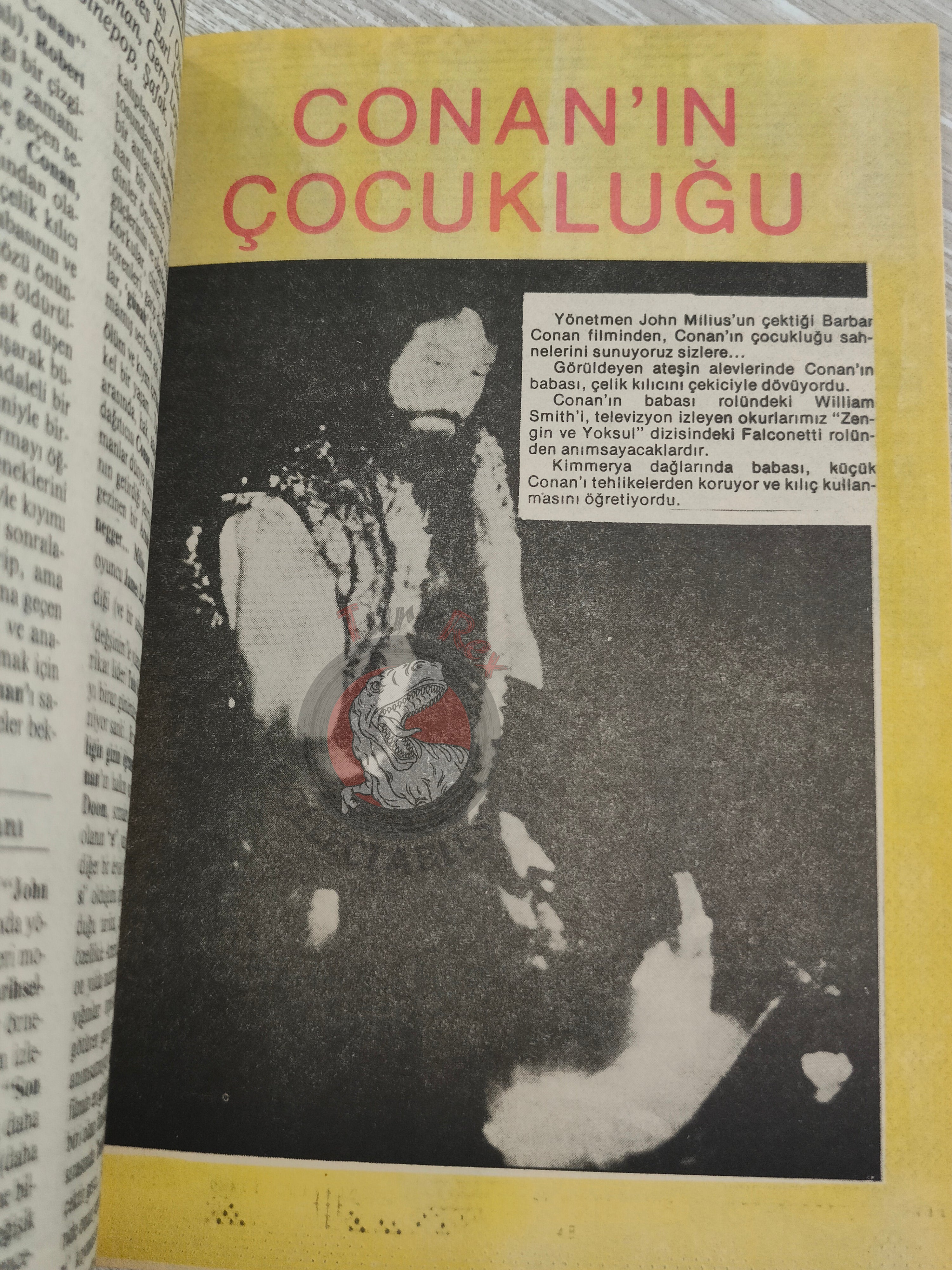 Conan Renkli #6 Turkish Comic Turkey The Savage Sword of #19 CTB #120 Movie