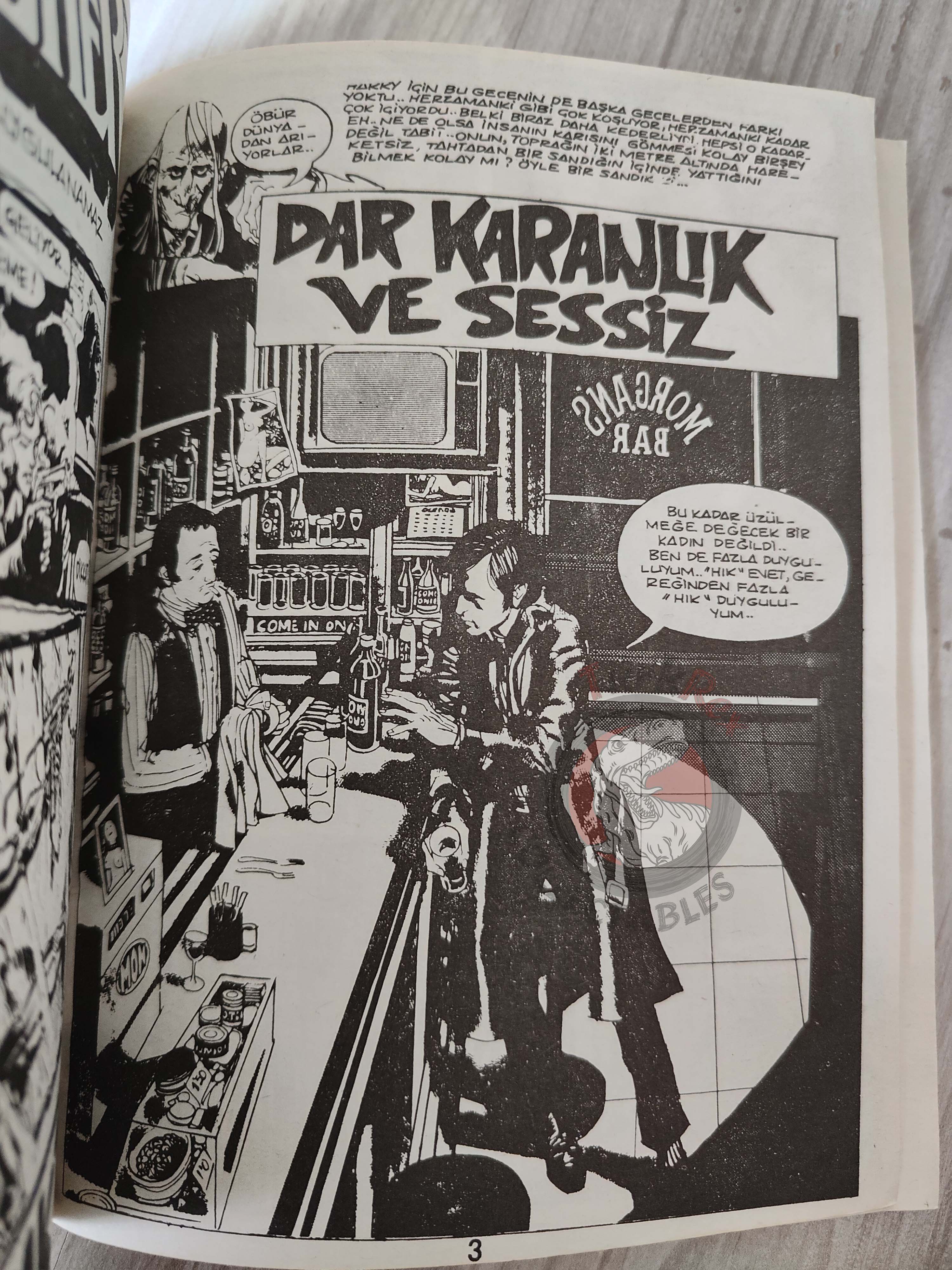 Süper Korku Altın Seri #3 1987 Turkish Comic Turkey Warren Creepy Eerie  Boris Vallejo