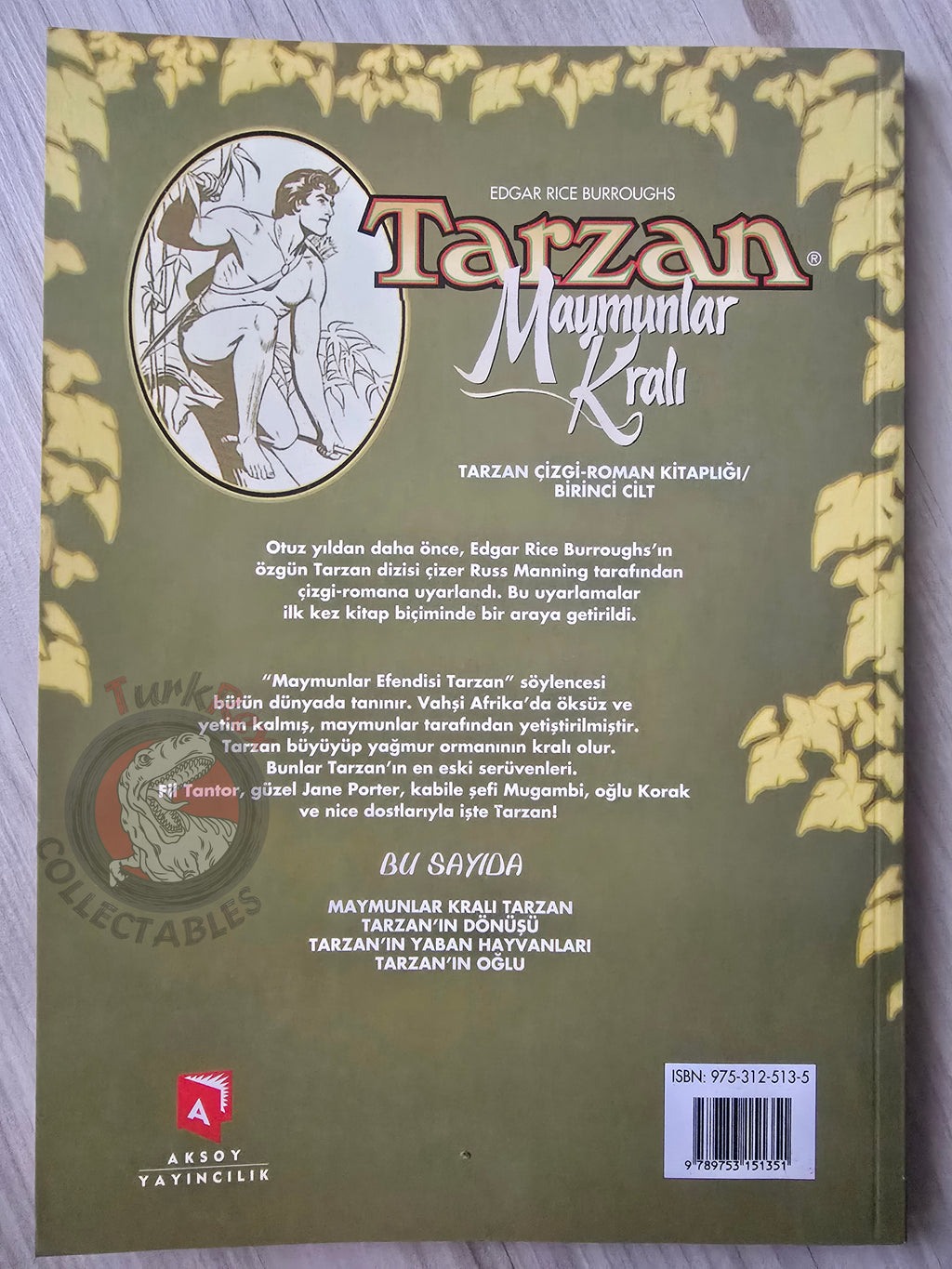 The Tarzan Comics Library #1 - Tarzan of the Apes Turkish Comic Turkey Russ Manning