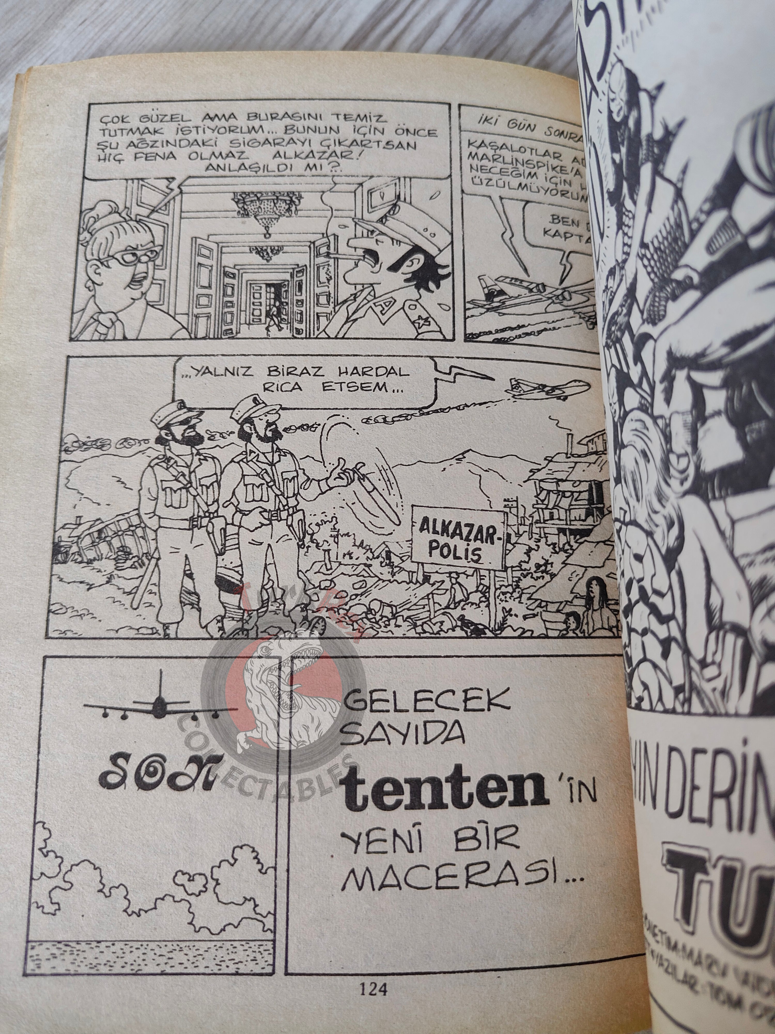 Tintin – Tintin and the Picaros mid 1980s Turkish Edition Comic Turkey 1