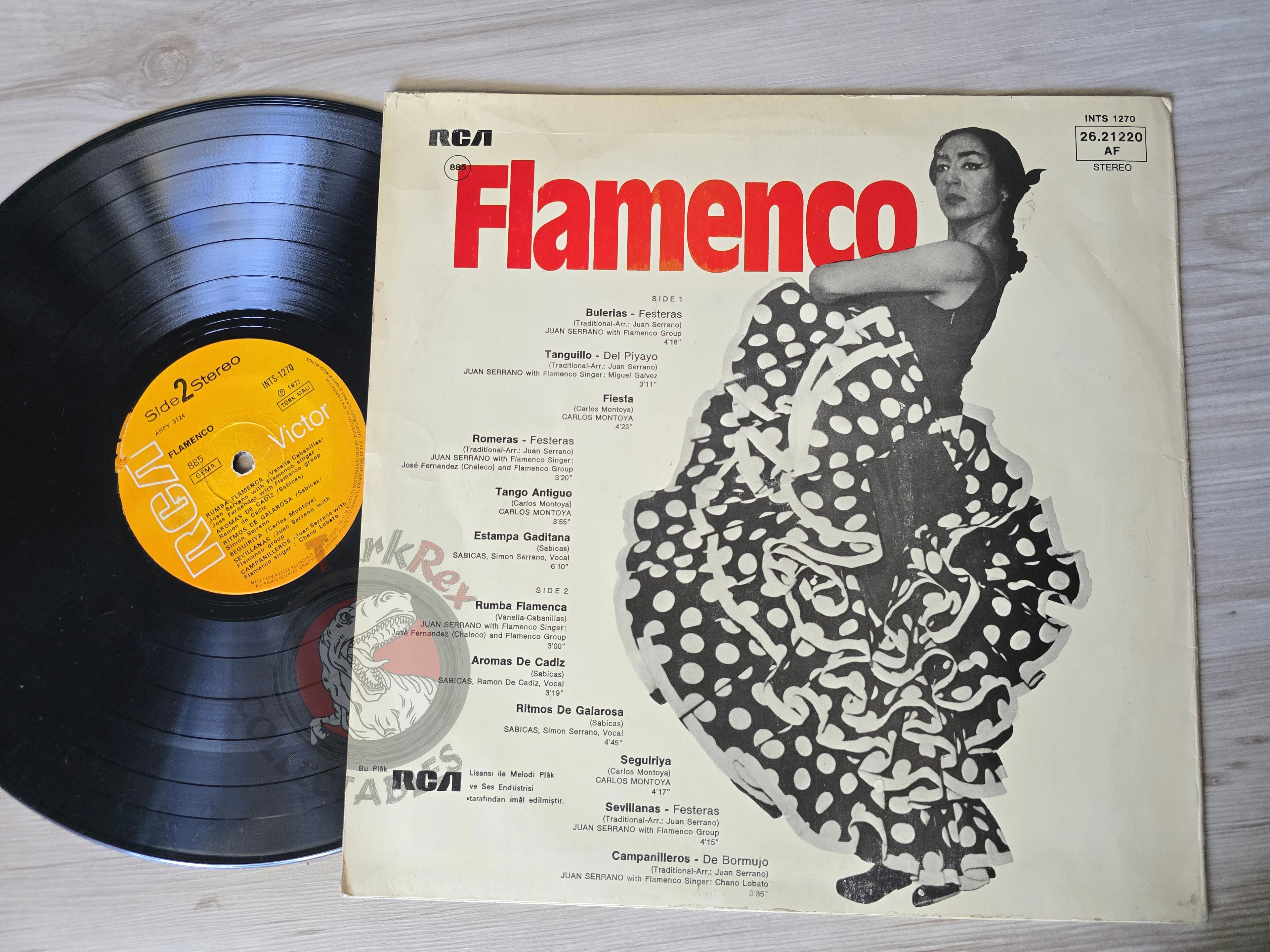Various – Flamenco Dancing Turkish Pressing Vinyl Turkey Edition